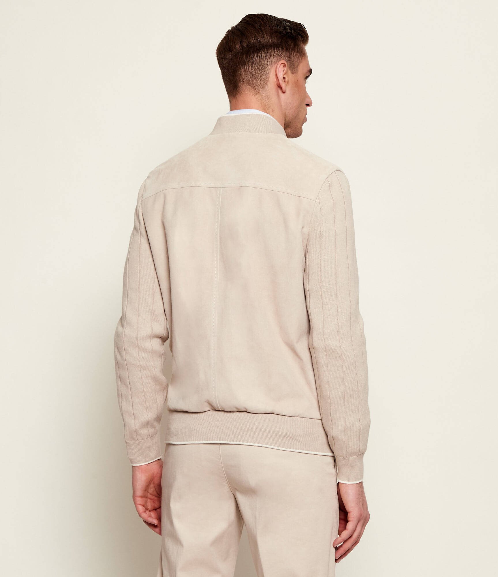 Eleventy Geacă bomber | regular fit | piele întoarsă