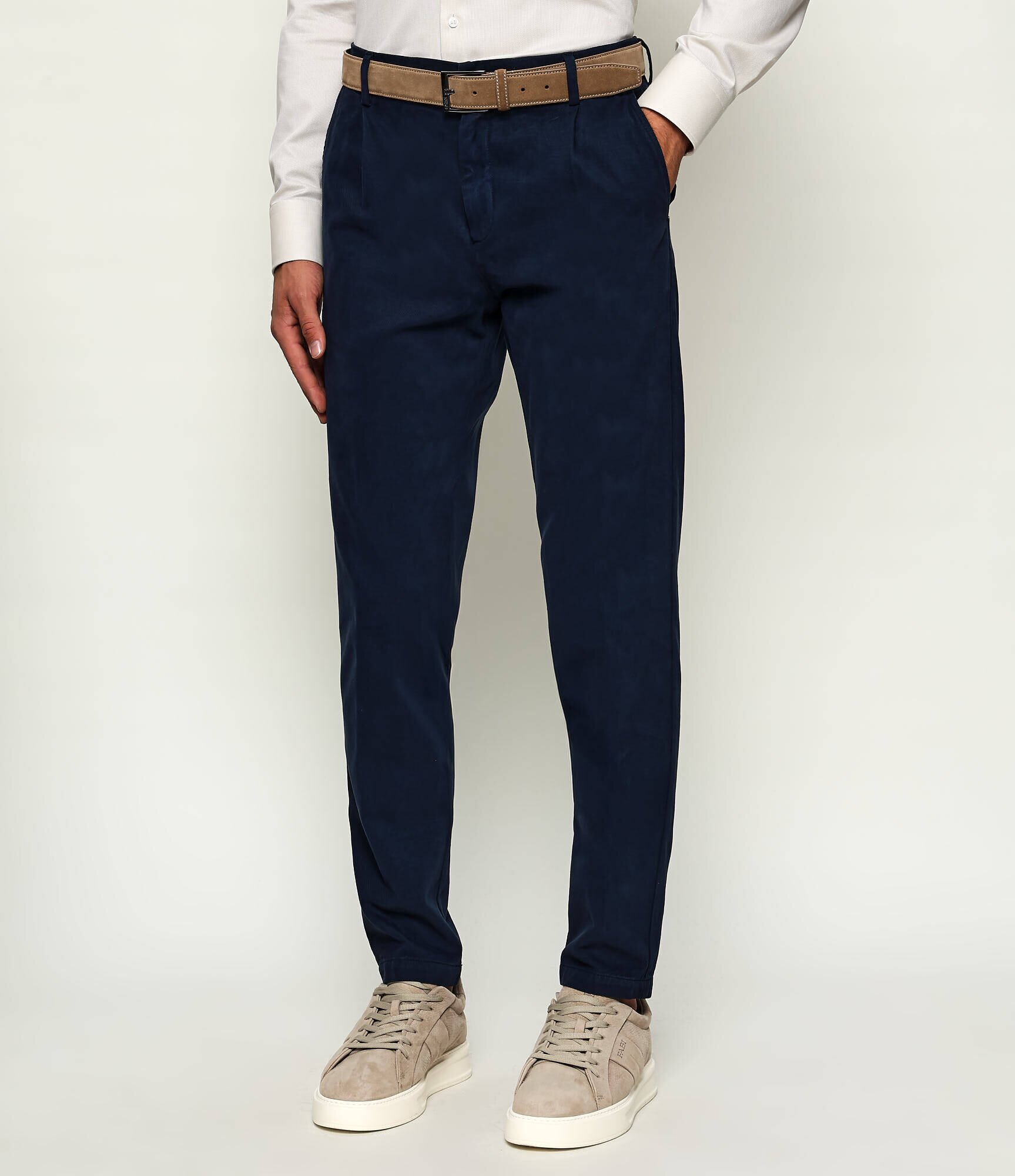 Eleventy Joggers | Slim Fit cu adaos de cașmir
