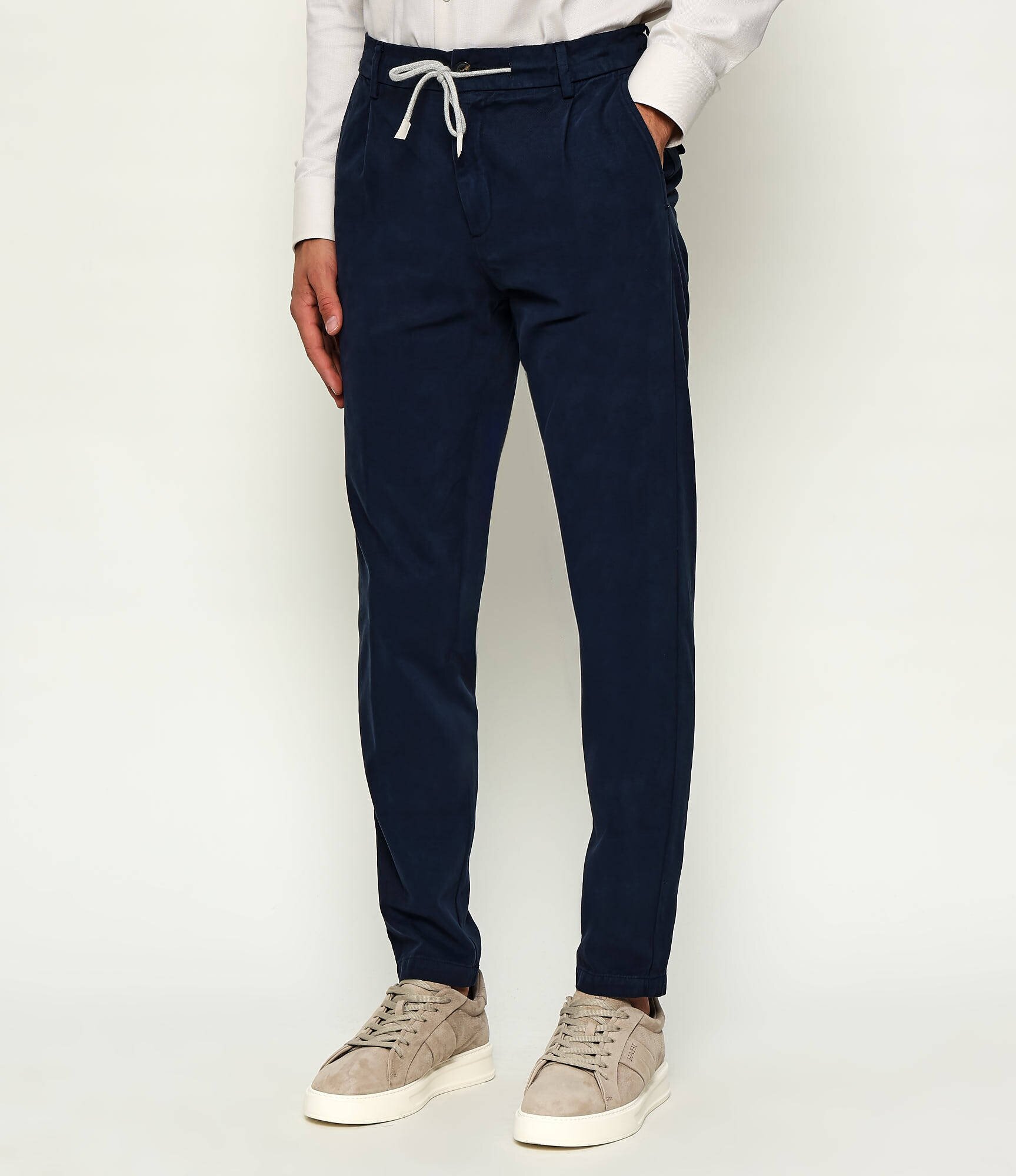 Eleventy Joggers | Slim Fit cu adaos de cașmir