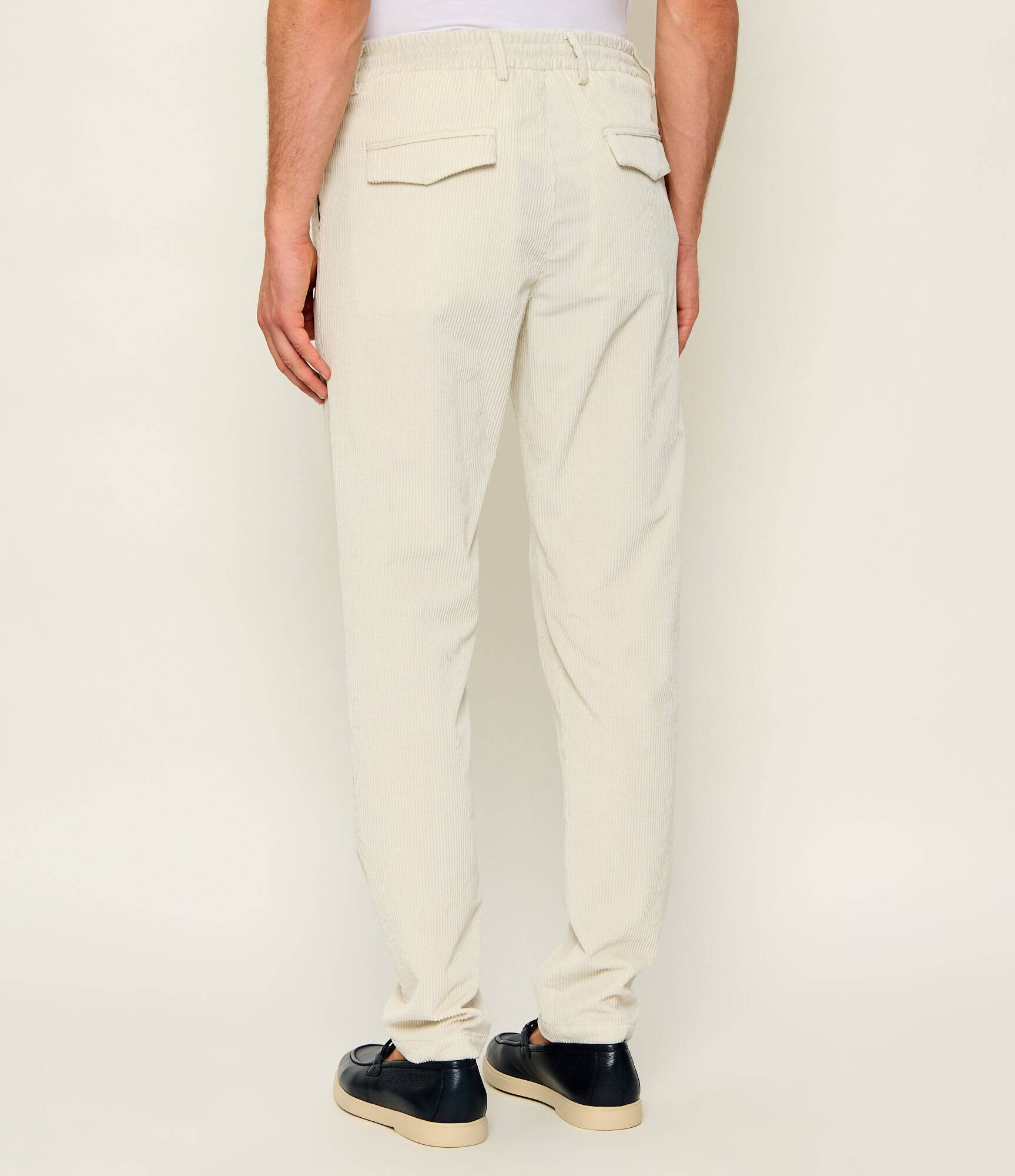 Eleventy Pantaloni | catifea reiată | regular fit cu adaos de cașmir