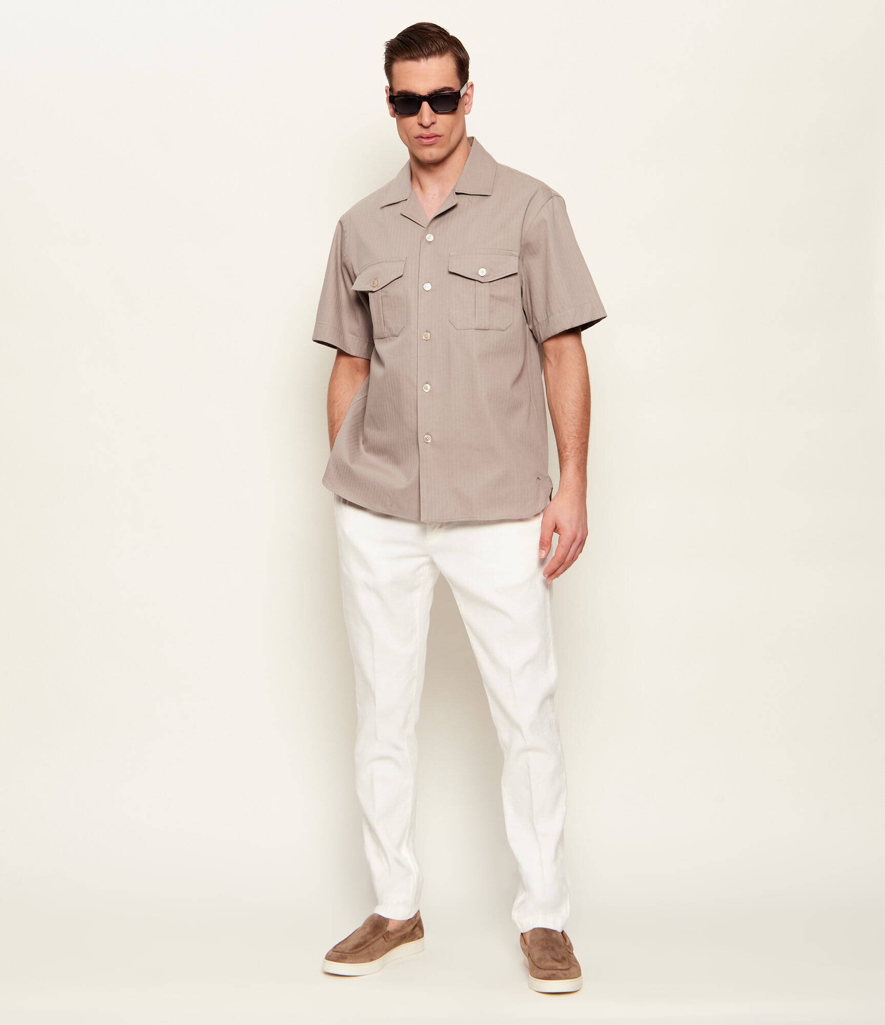 Eleventy Pantaloni MILANO | Slim Fit | cu adaos de in
