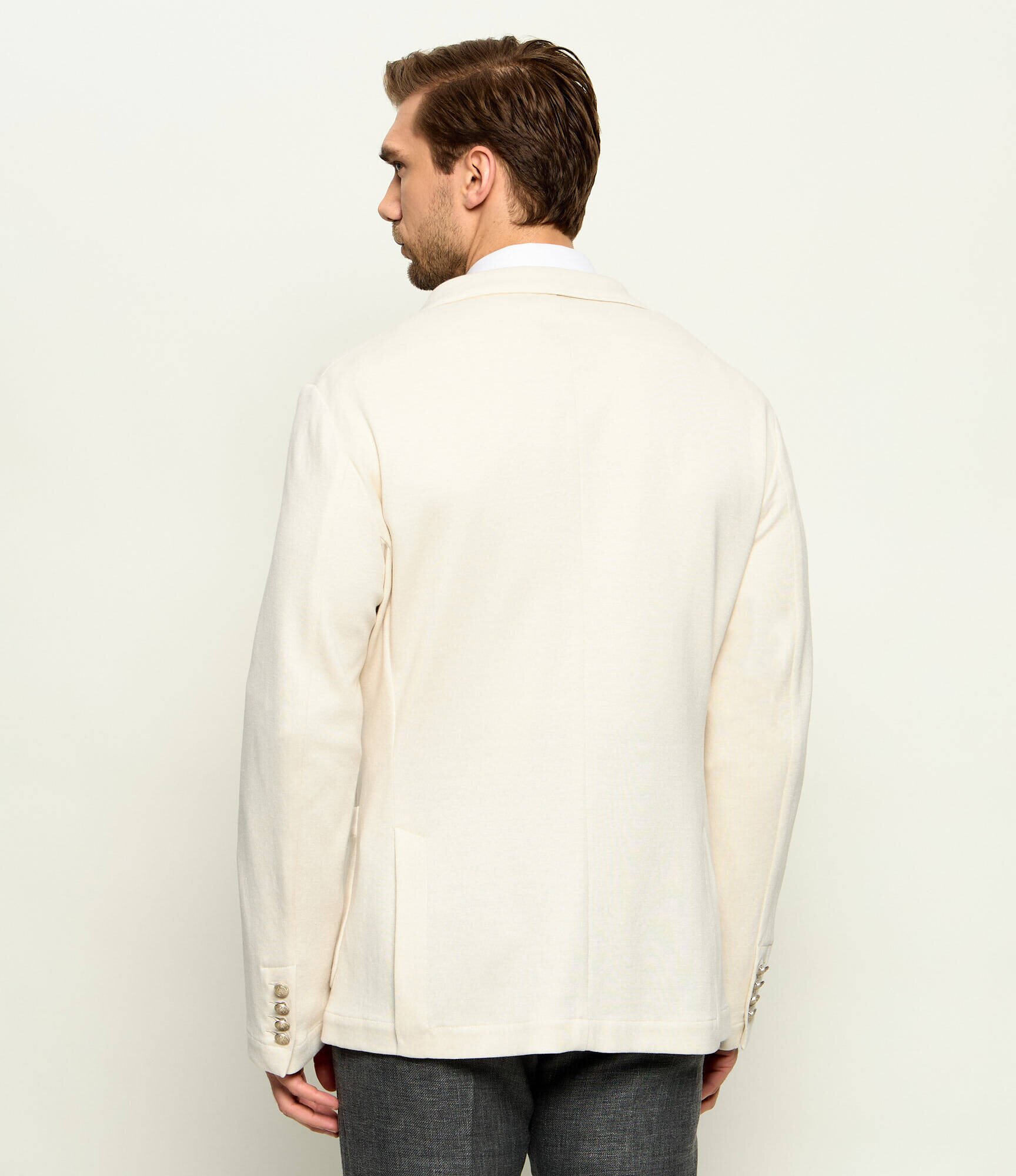 Eleventy Sacou 2 în 1 | Slim Fit | cu adaos de in