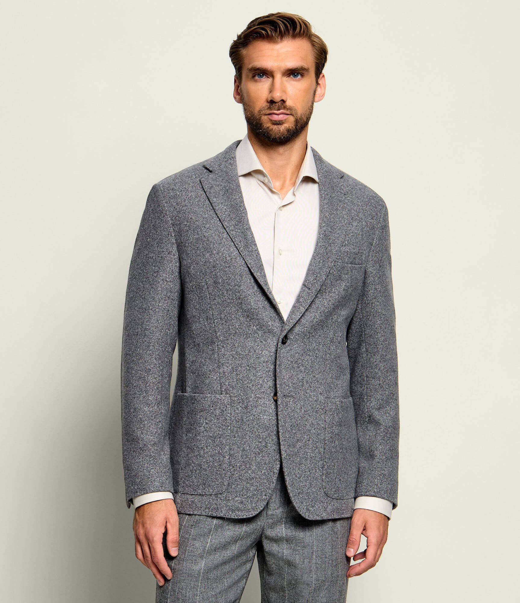 Eleventy Sacou | regular fit cu adaos de lână