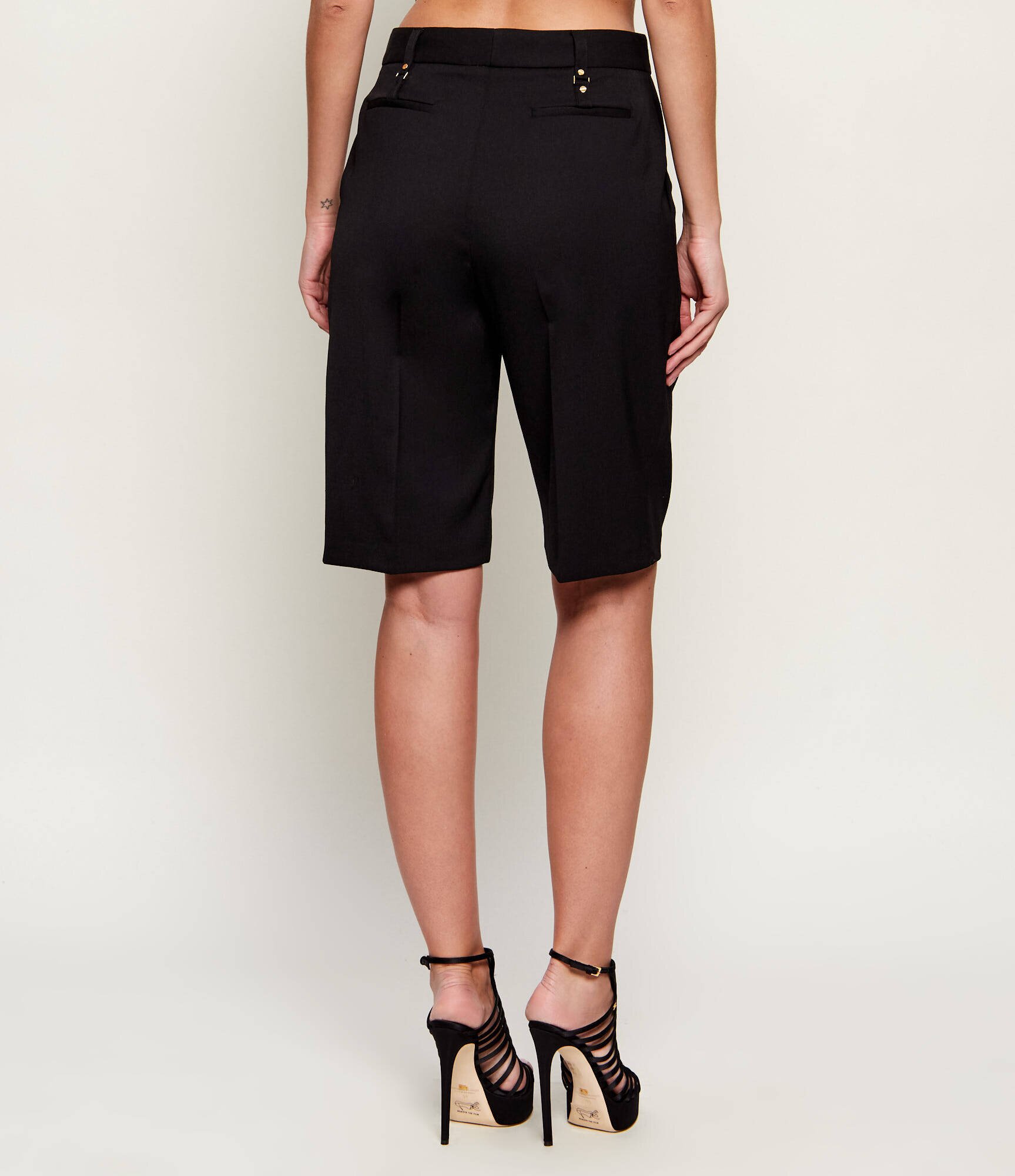 Elisabetta Franchi Bermude | regular fit cu adaos de lână