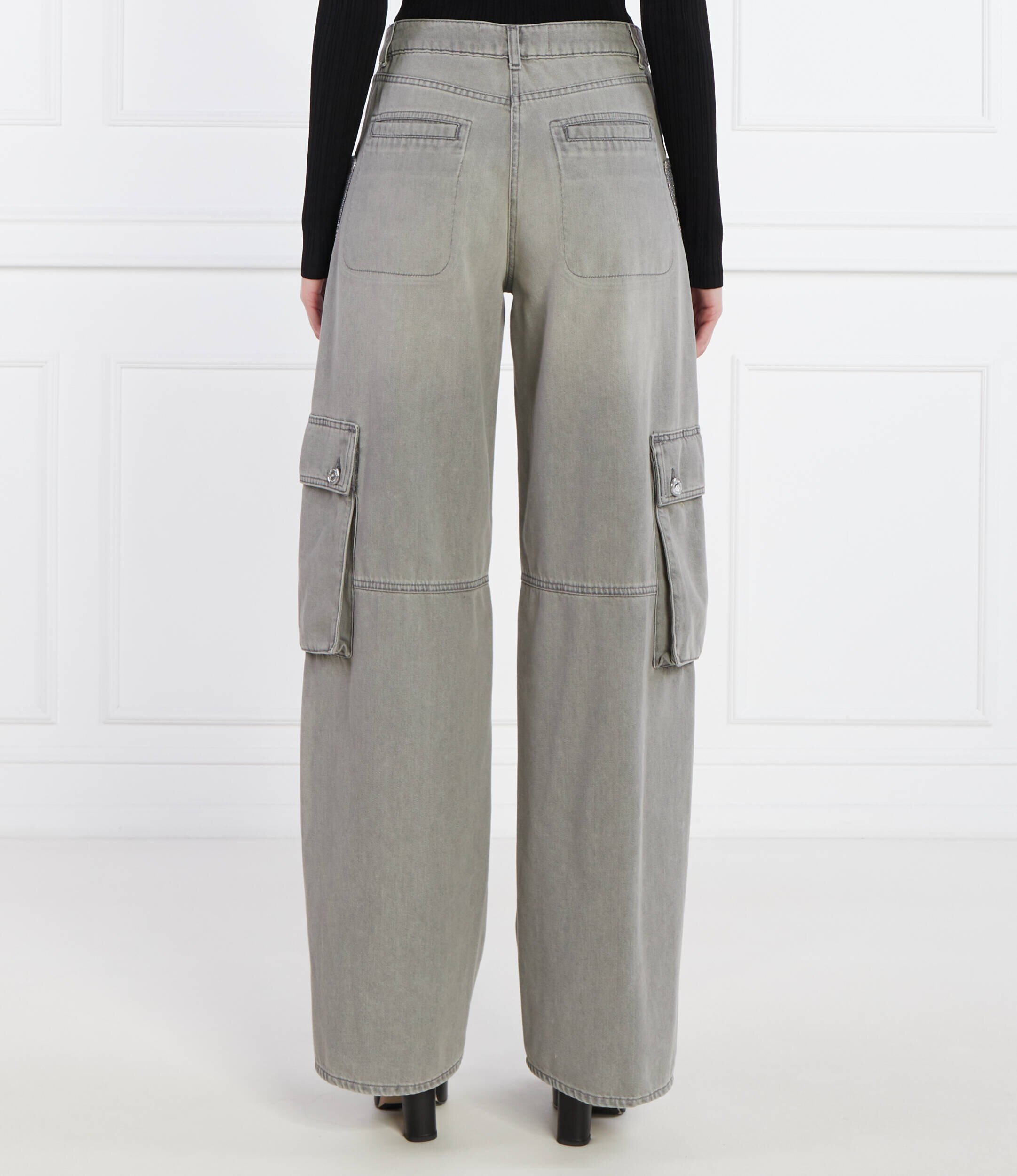 Elisabetta Franchi Blugi cargo | Oversize fit