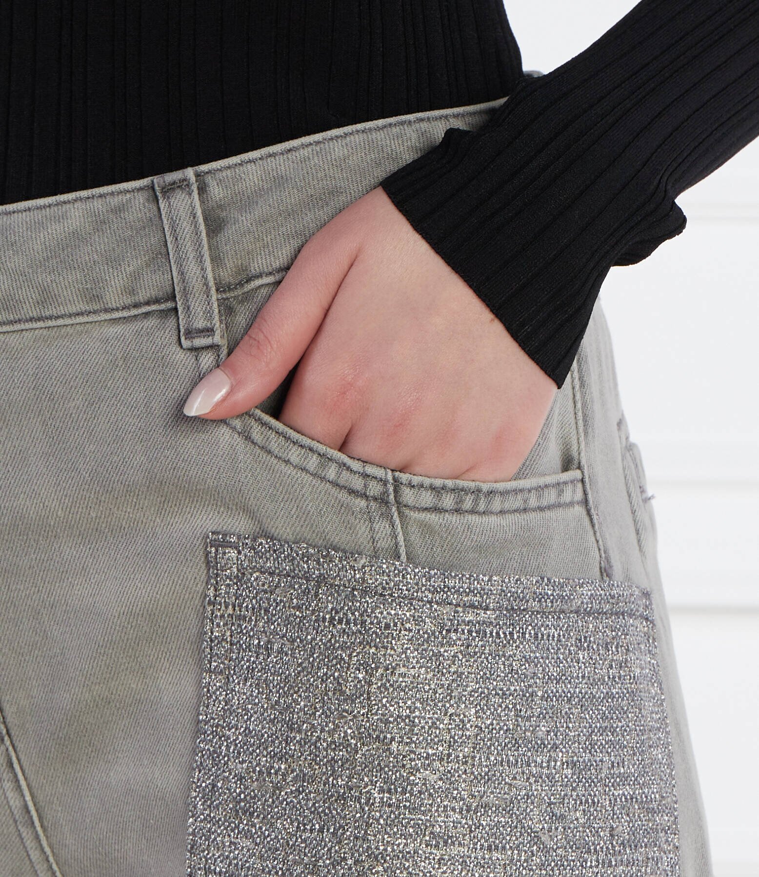Elisabetta Franchi Blugi cargo | Oversize fit