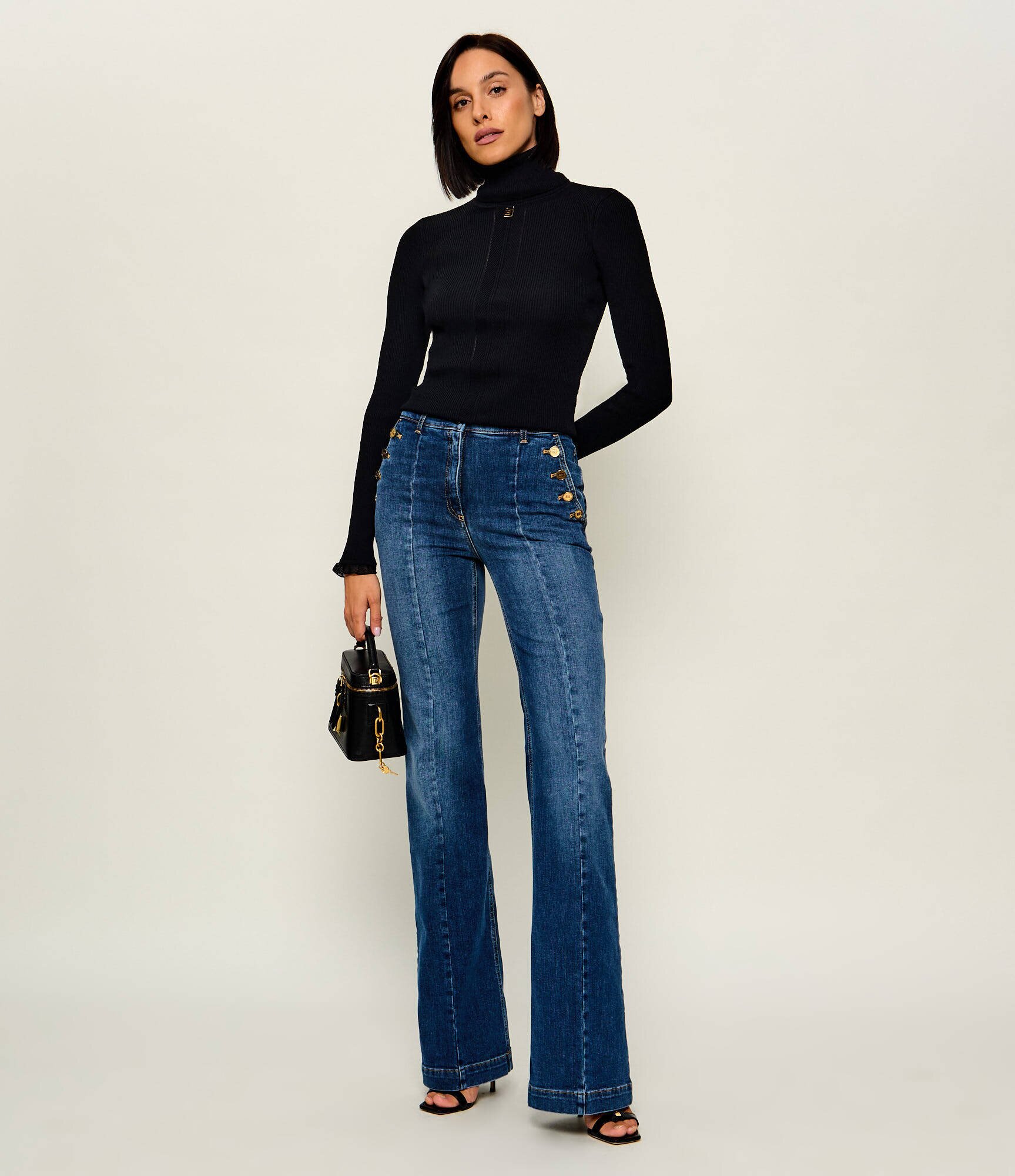 Elisabetta Franchi Blugi | flare fit