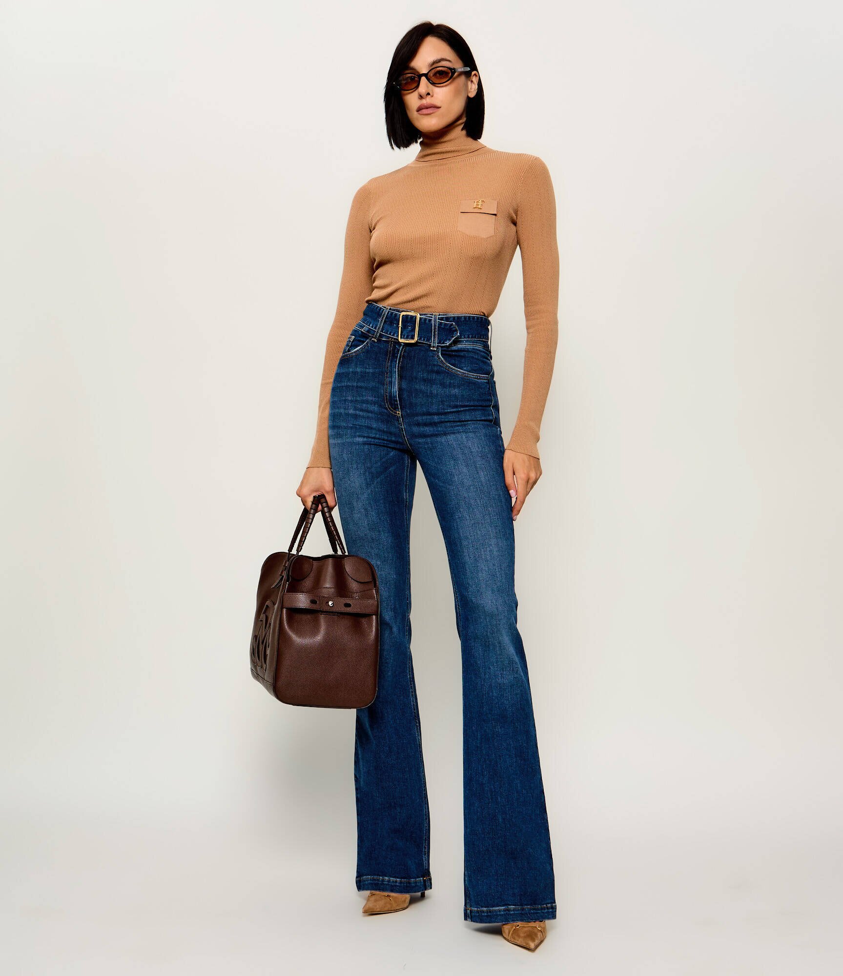 Elisabetta Franchi Blugi | flare fit