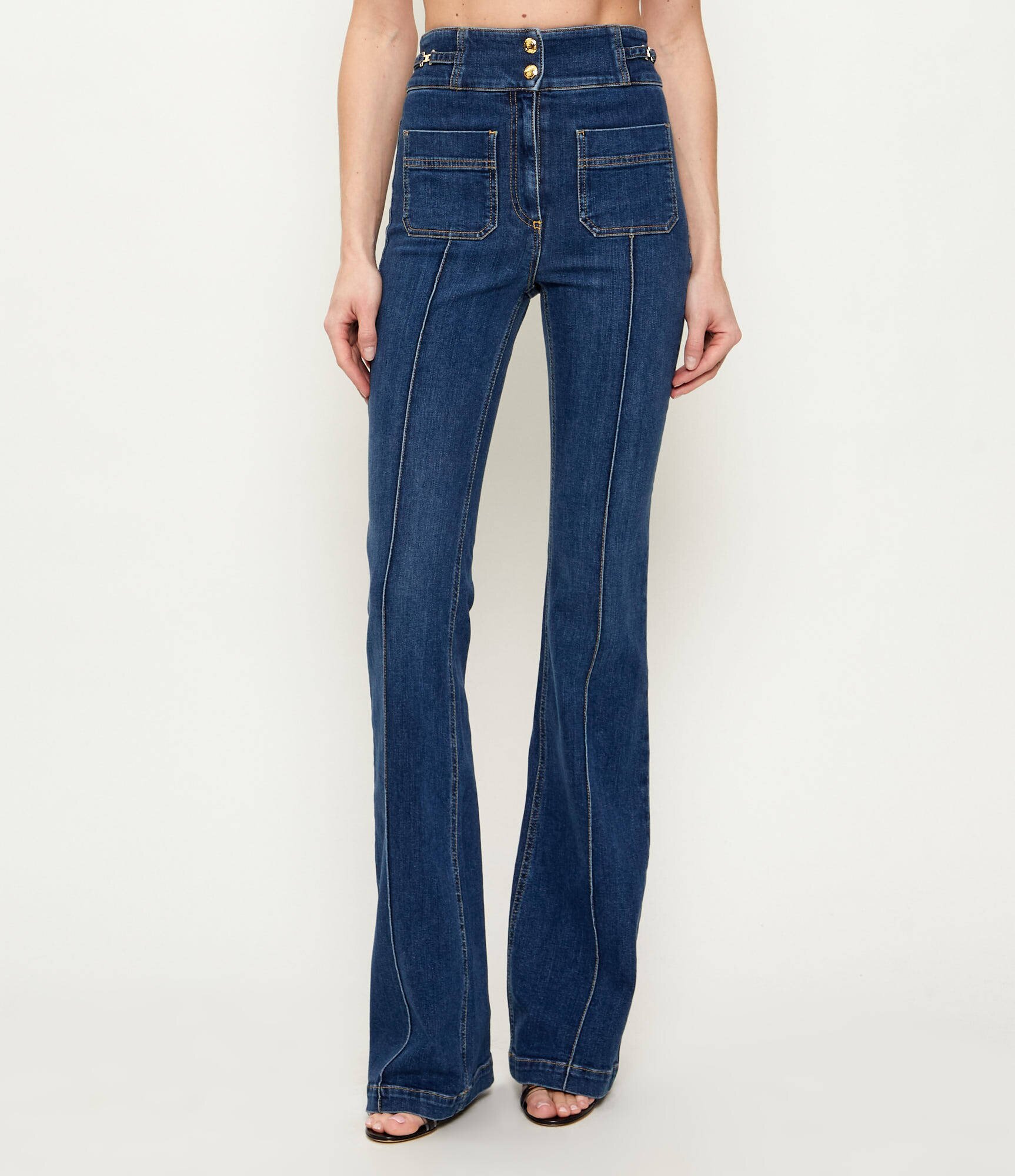 Elisabetta Franchi Blugi | flare fit