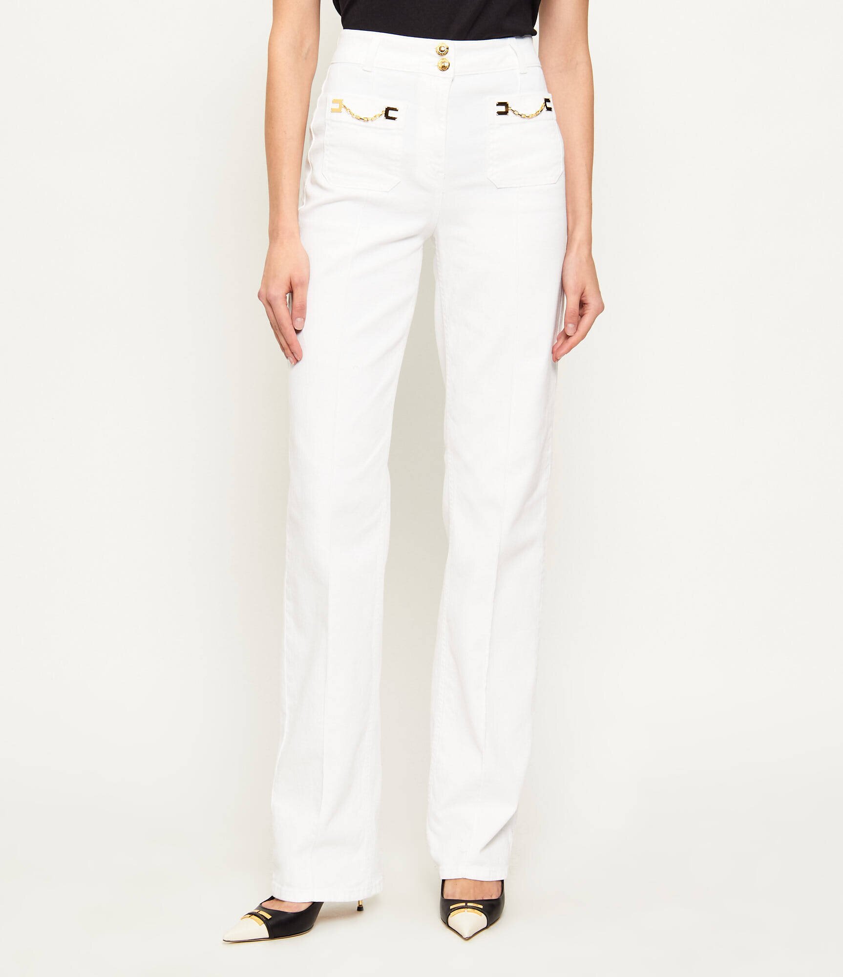 Elisabetta Franchi Blugi | flare fit