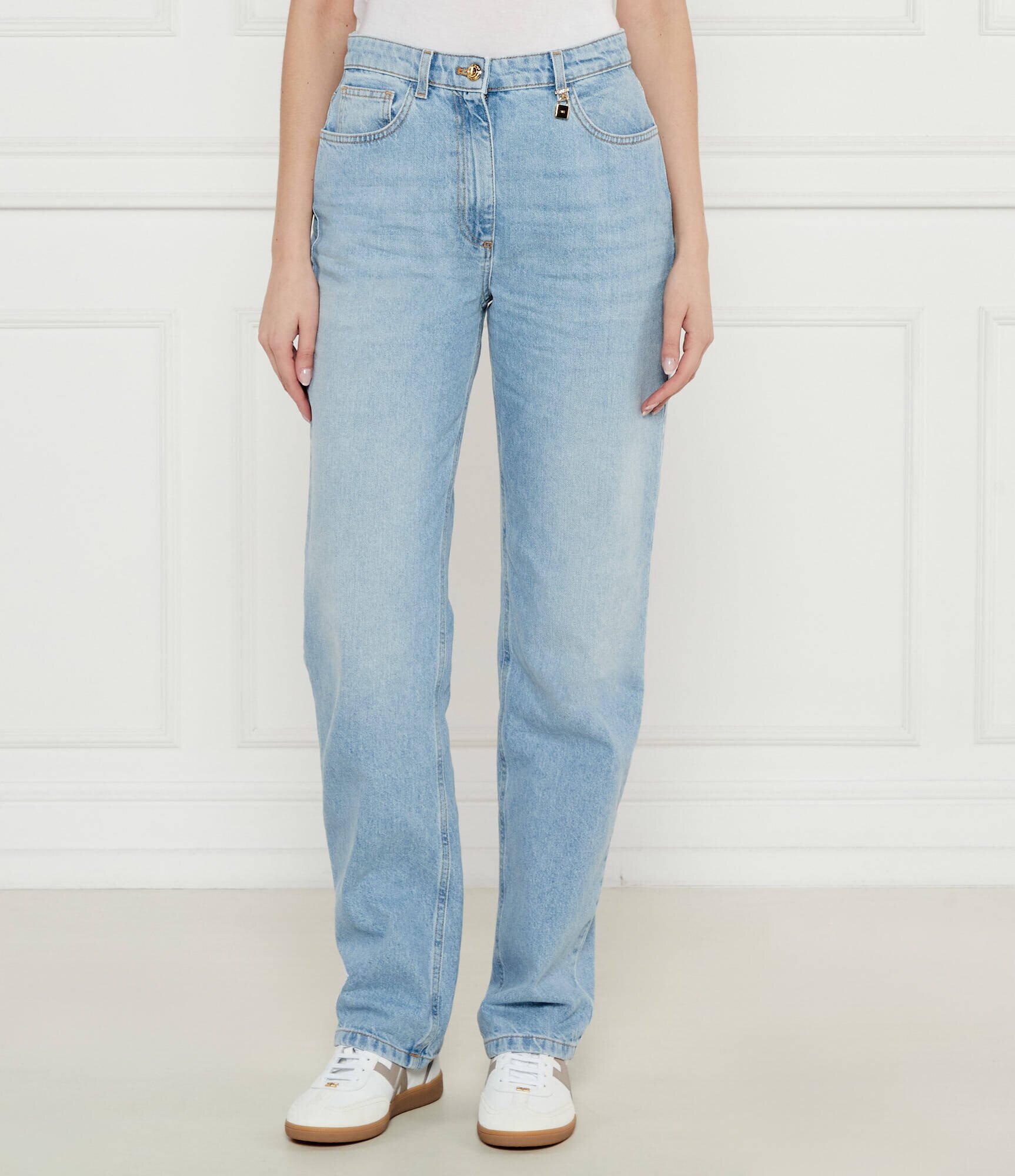 Elisabetta Franchi Blugi | Straight fit | high waist