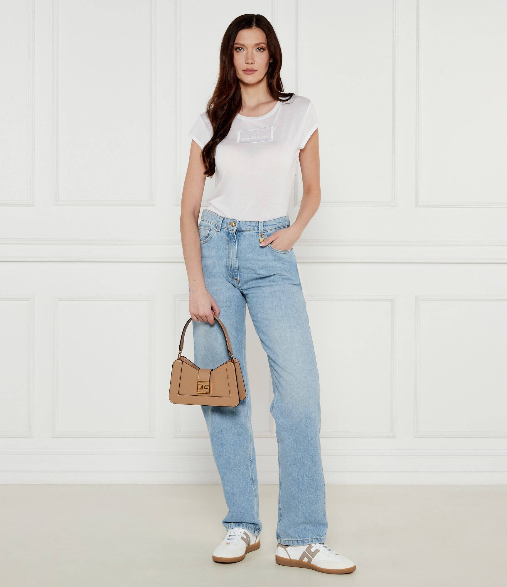 Elisabetta Franchi Blugi | Straight fit | high waist