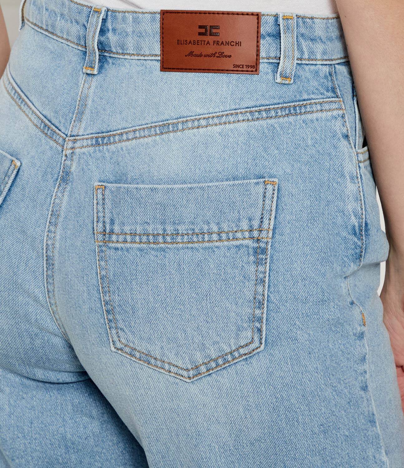 Elisabetta Franchi Blugi | Straight fit | high waist