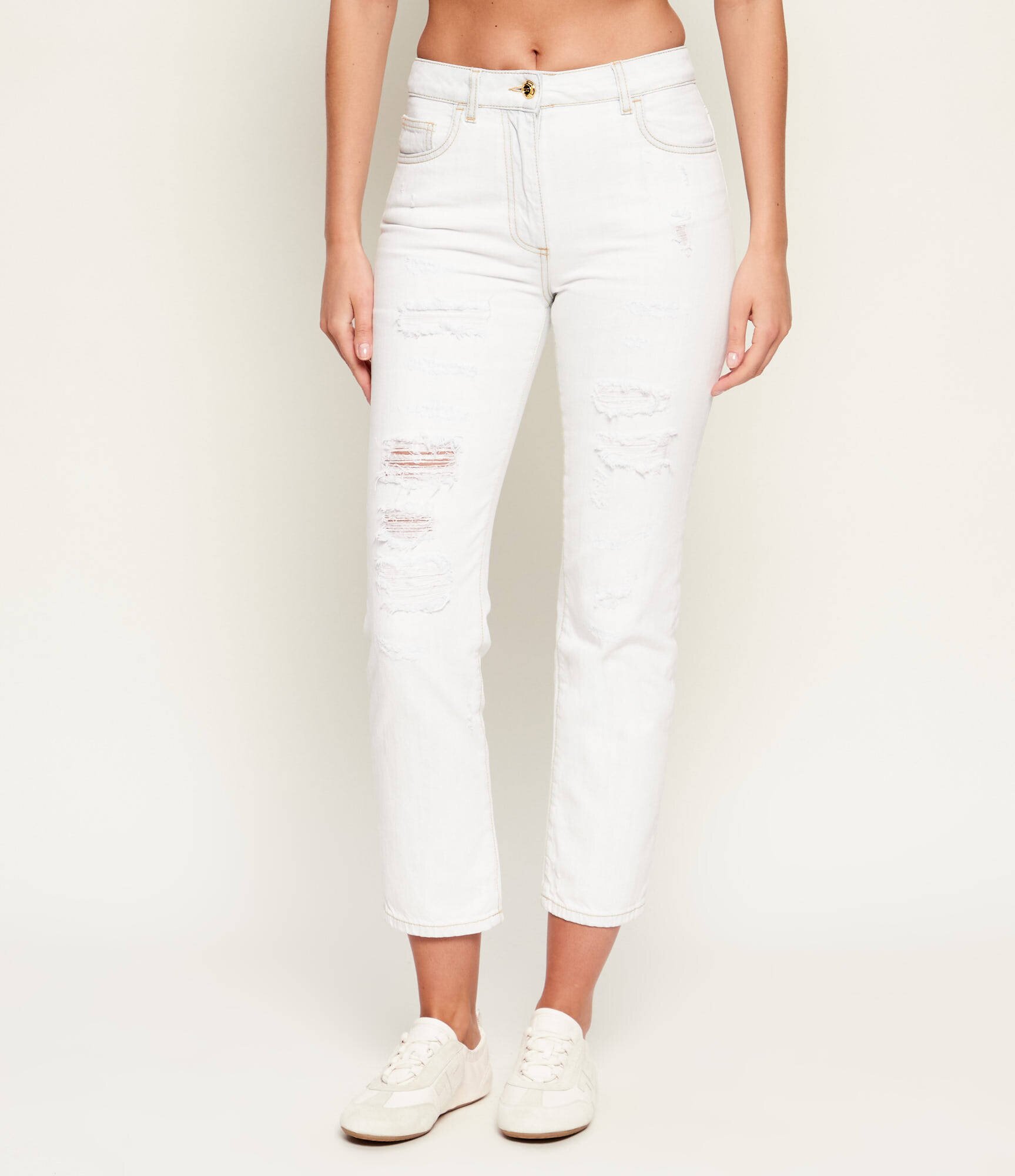 Elisabetta Franchi Blugi | Straight fit | mid rise