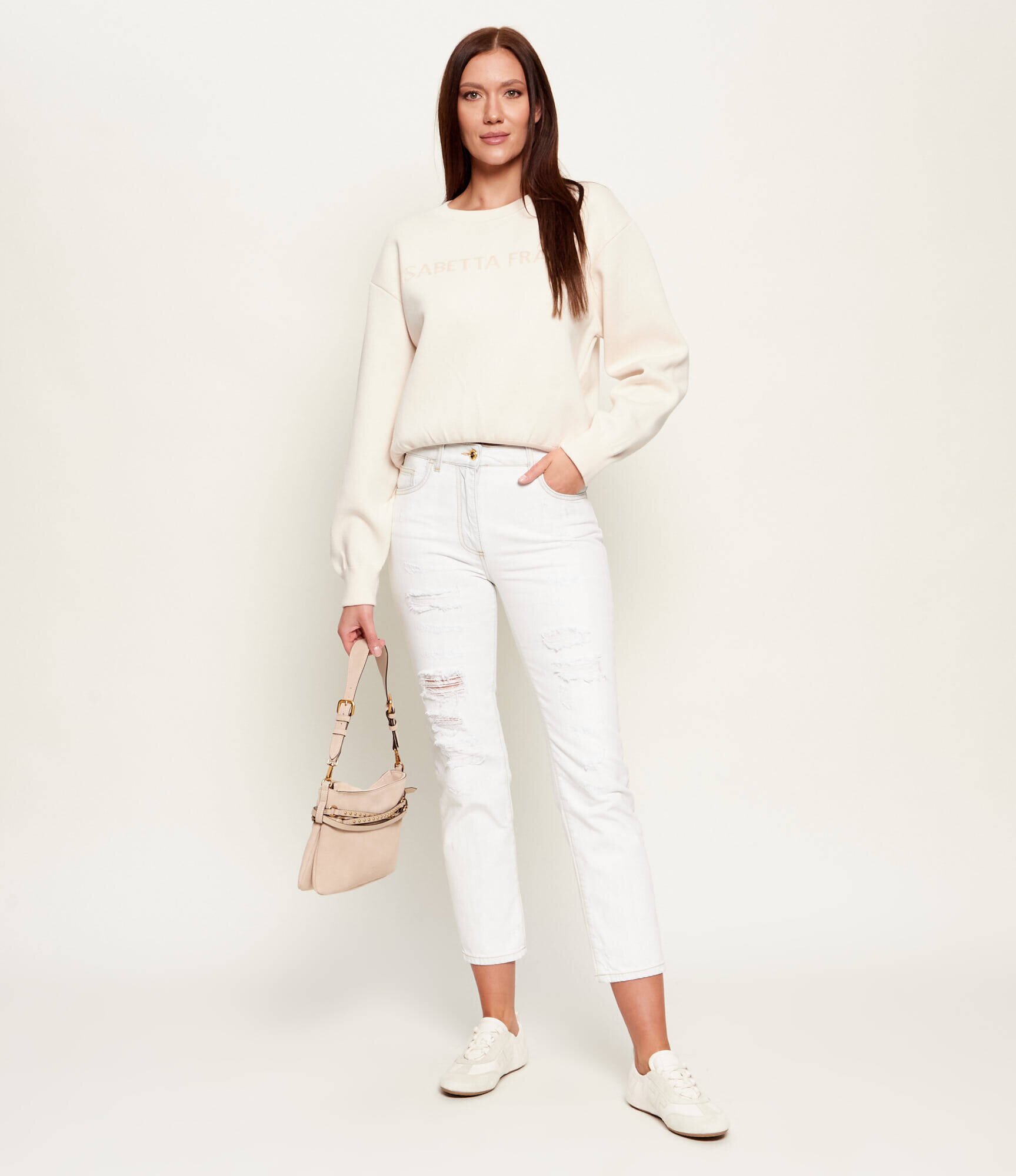Elisabetta Franchi Blugi | Straight fit | mid rise
