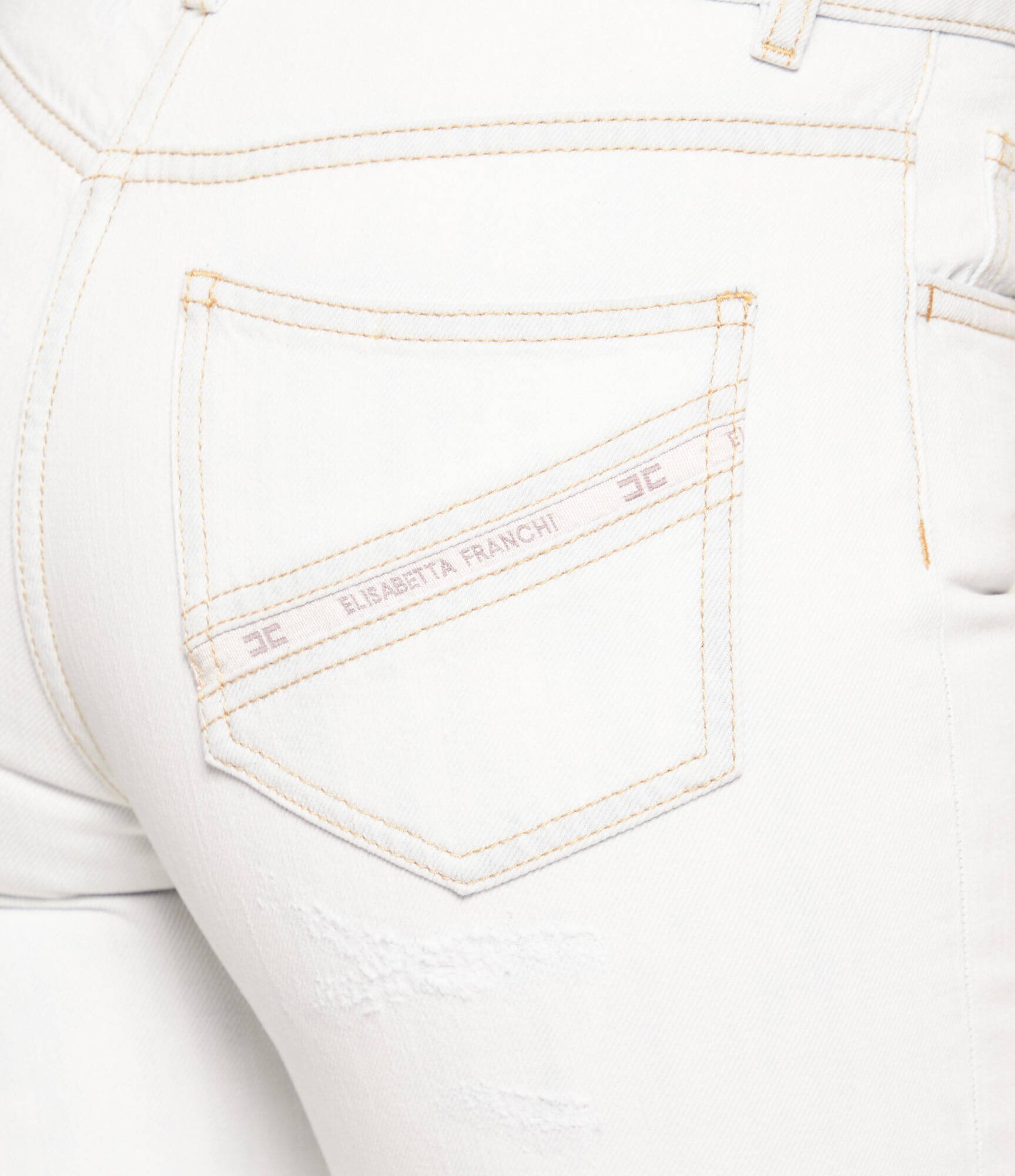 Elisabetta Franchi Blugi | Straight fit | mid rise