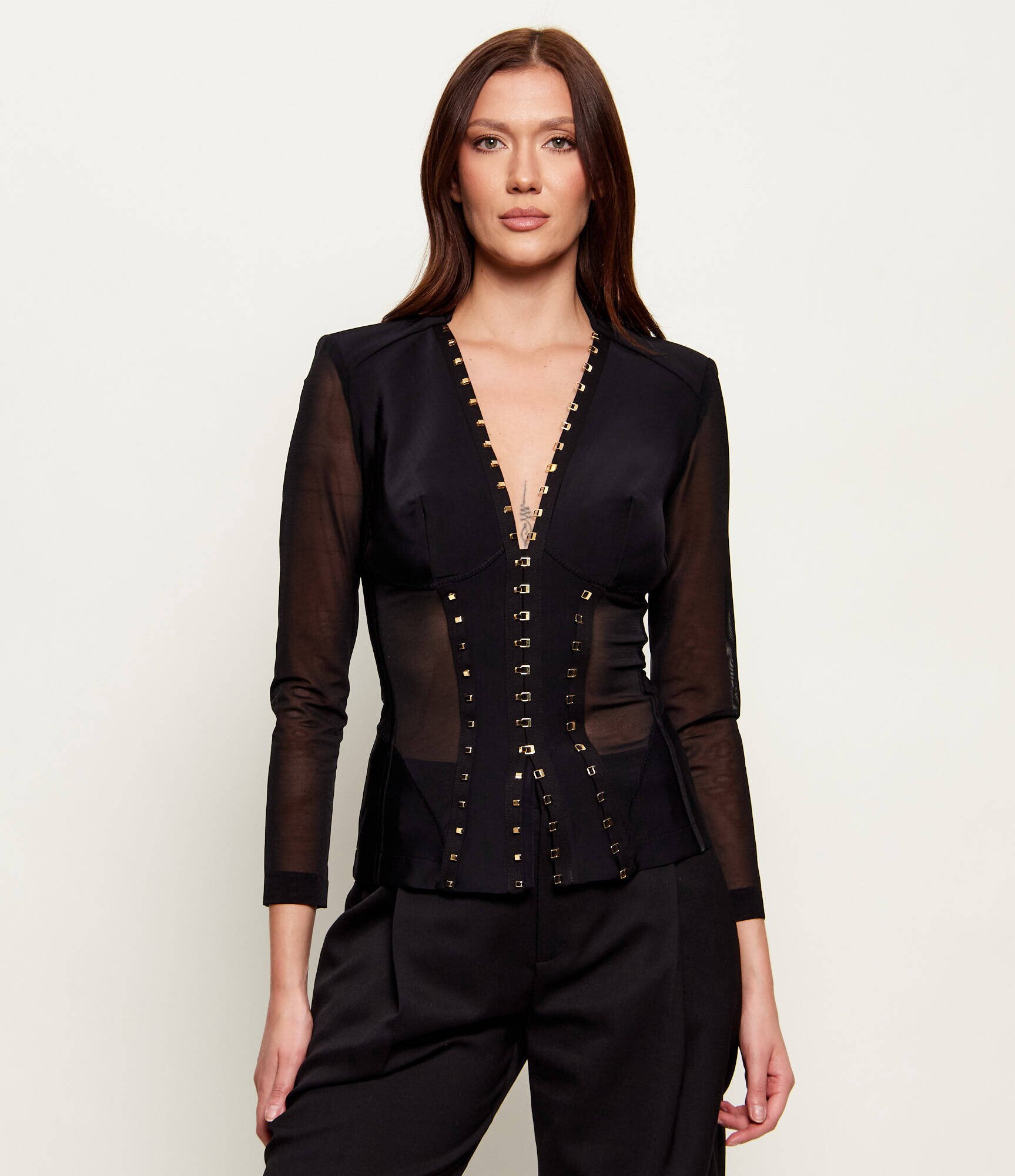 Elisabetta Franchi Bluză | Slim Fit