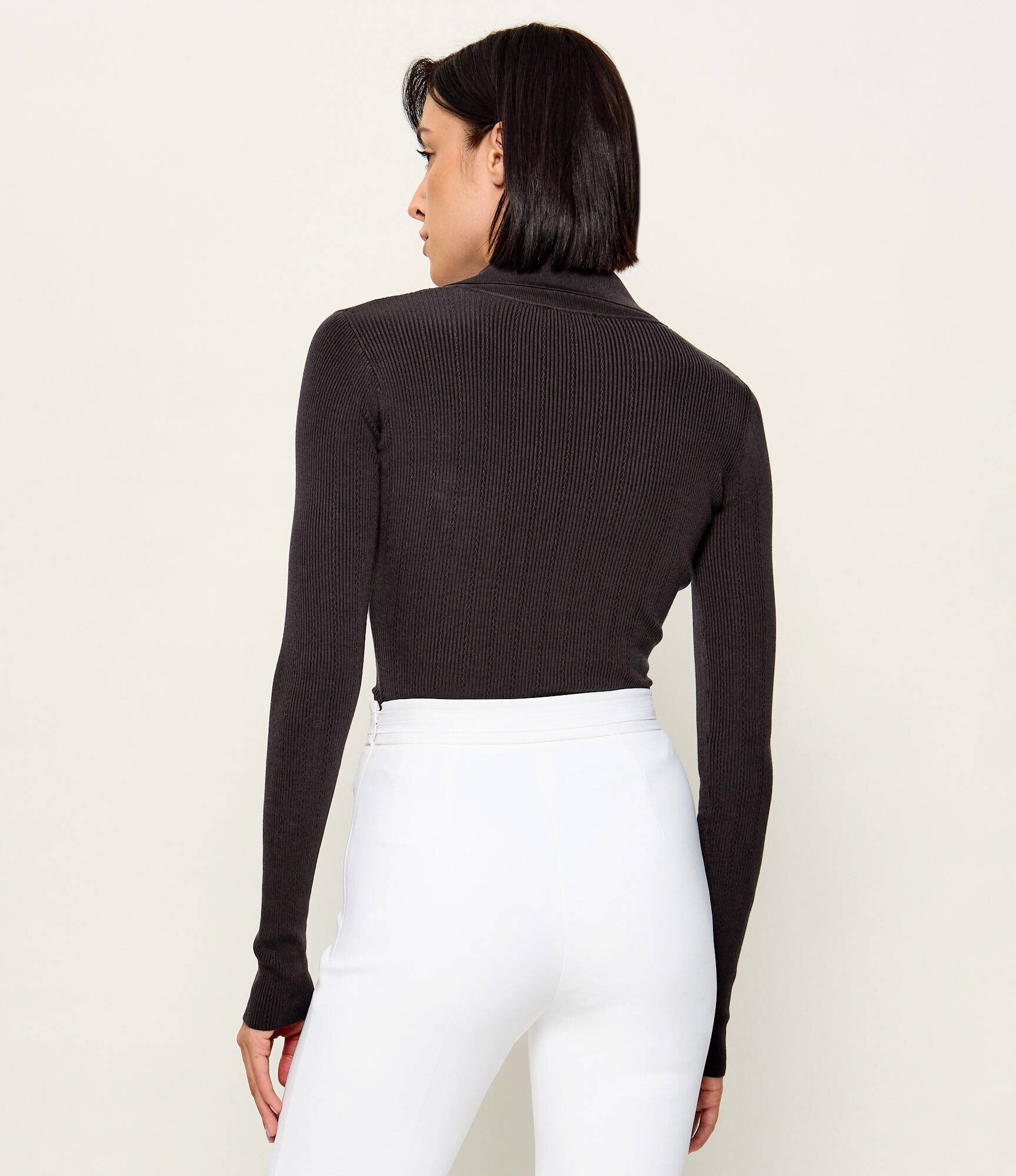 Elisabetta Franchi Body | Slim Fit cu adaos de mătase