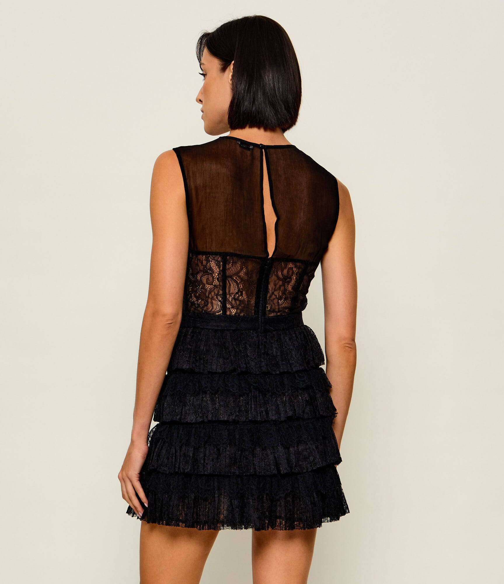Elisabetta Franchi De dantelă rochie