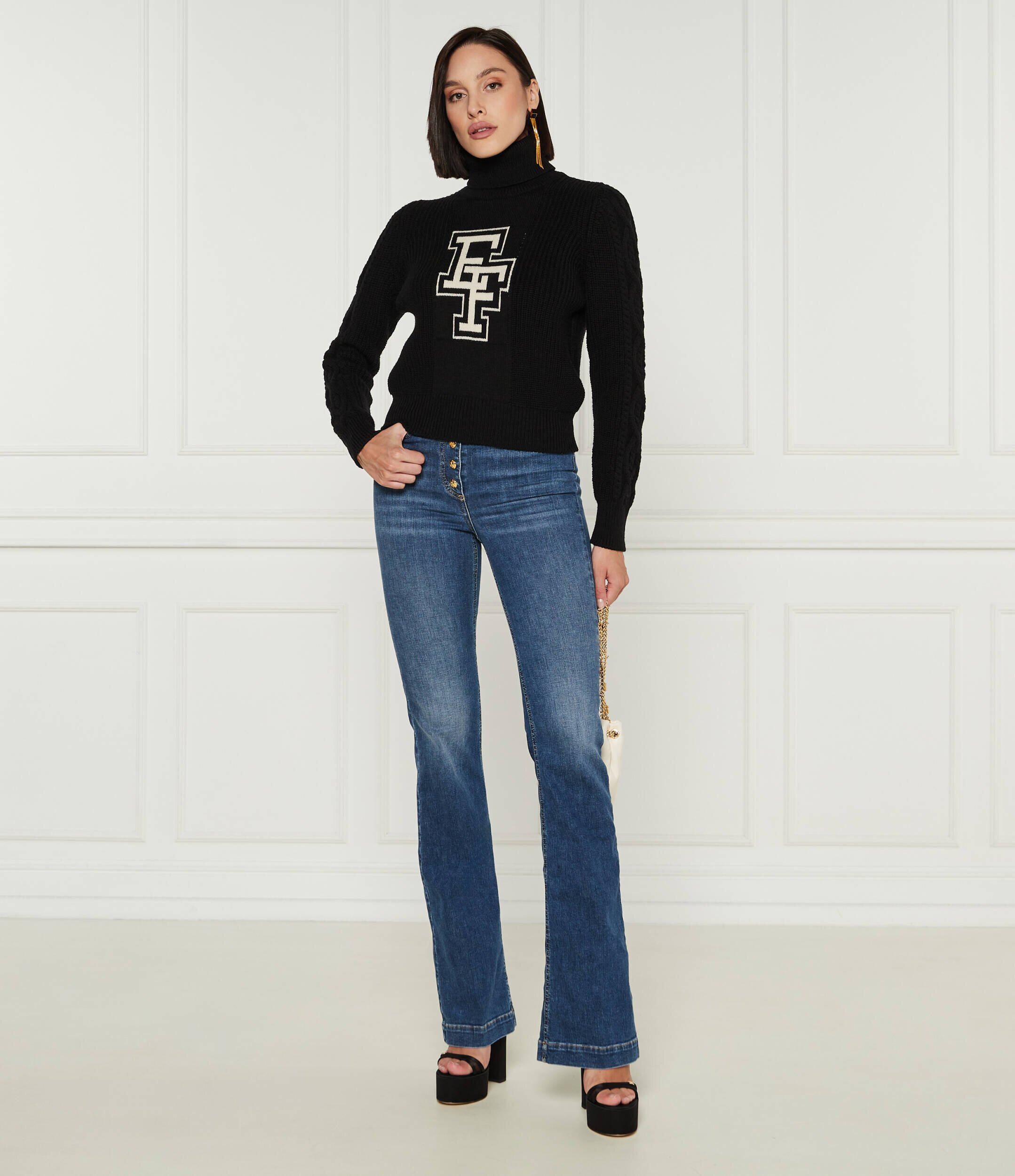 Elisabetta Franchi De lână maletă | regular fit