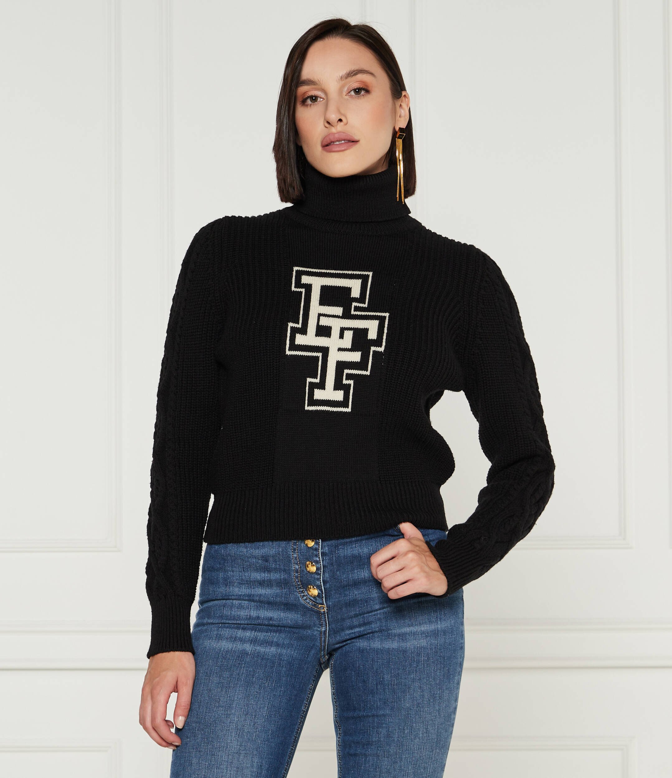 Elisabetta Franchi De lână maletă | regular fit