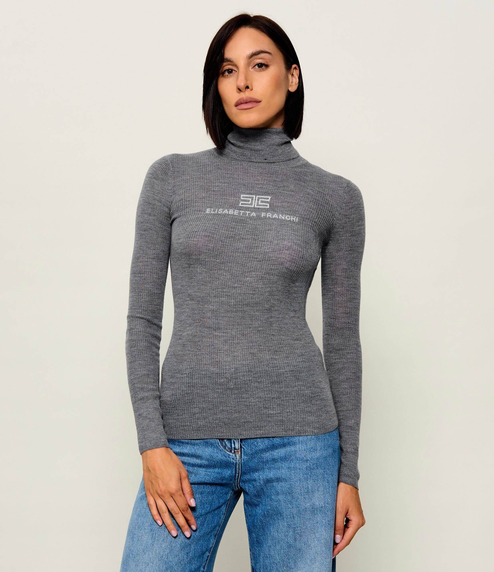 Elisabetta Franchi De lână maletă | Slim Fit