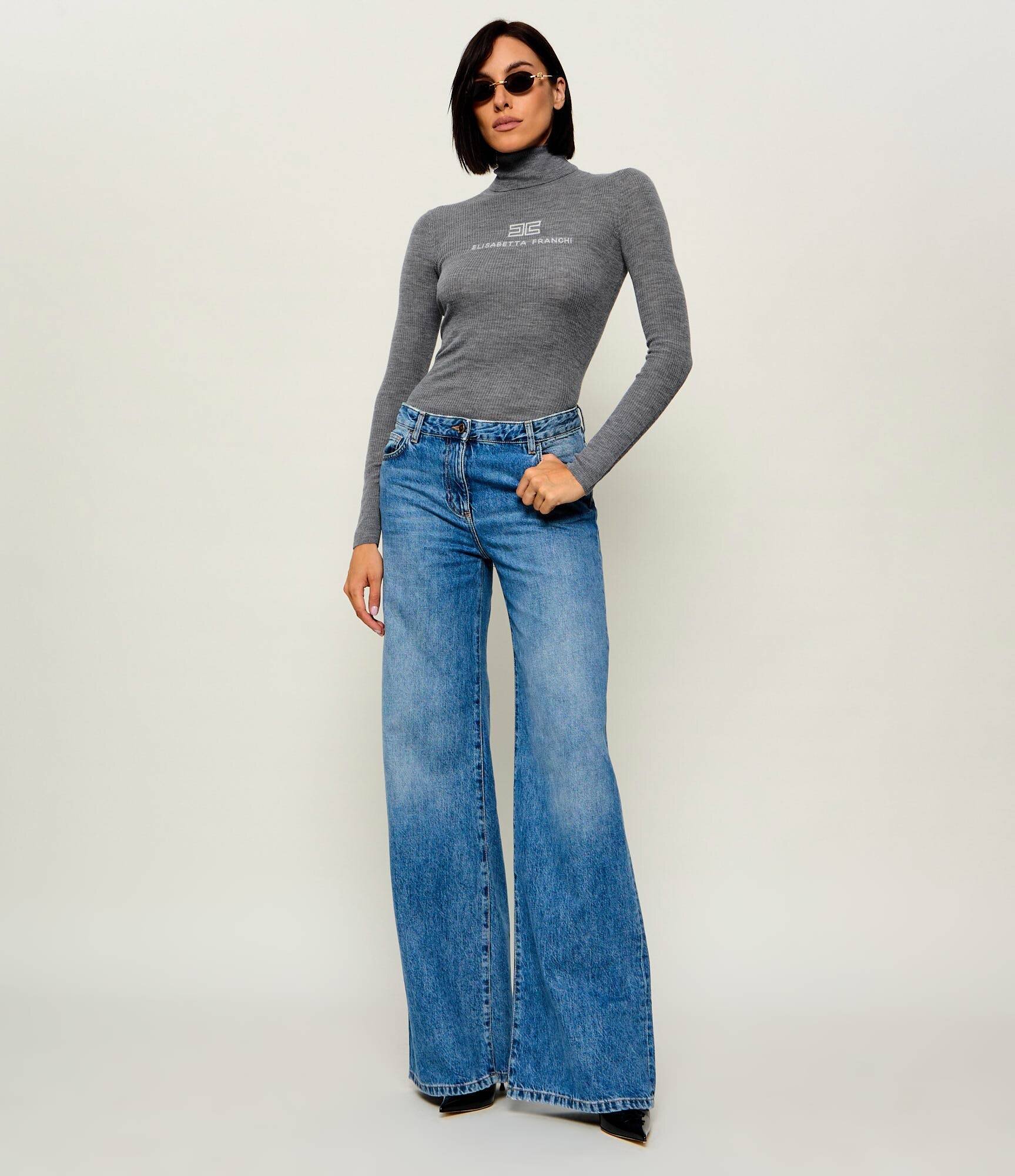 Elisabetta Franchi De lână maletă | Slim Fit