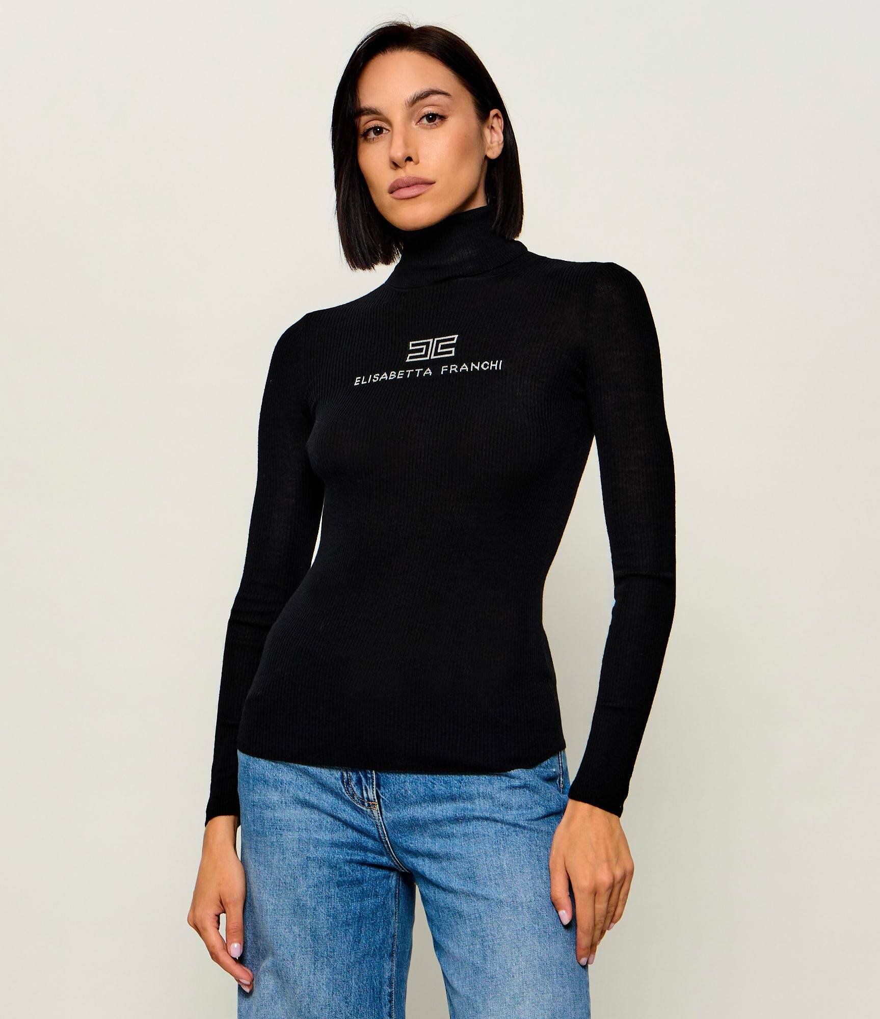 Elisabetta Franchi De lână maletă | Slim Fit