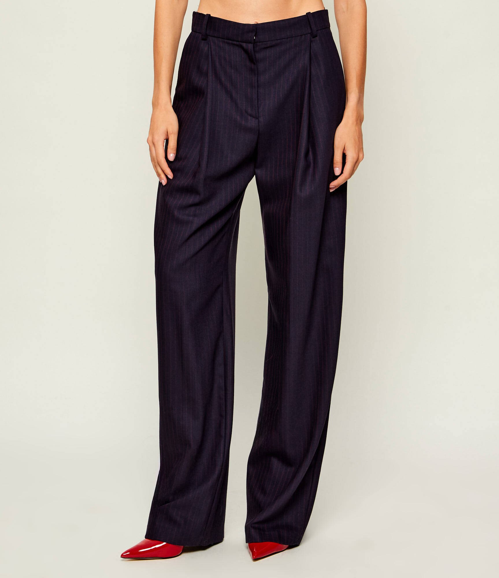 Elisabetta Franchi De lână pantaloni | regular fit