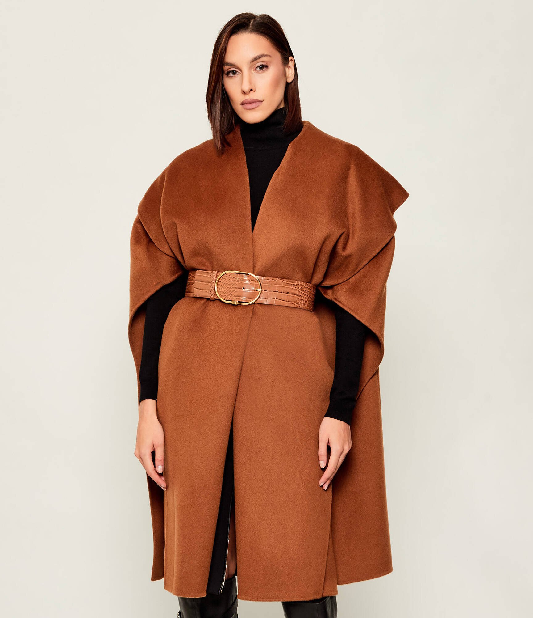 Elisabetta Franchi De lână poncho | Oversize fit