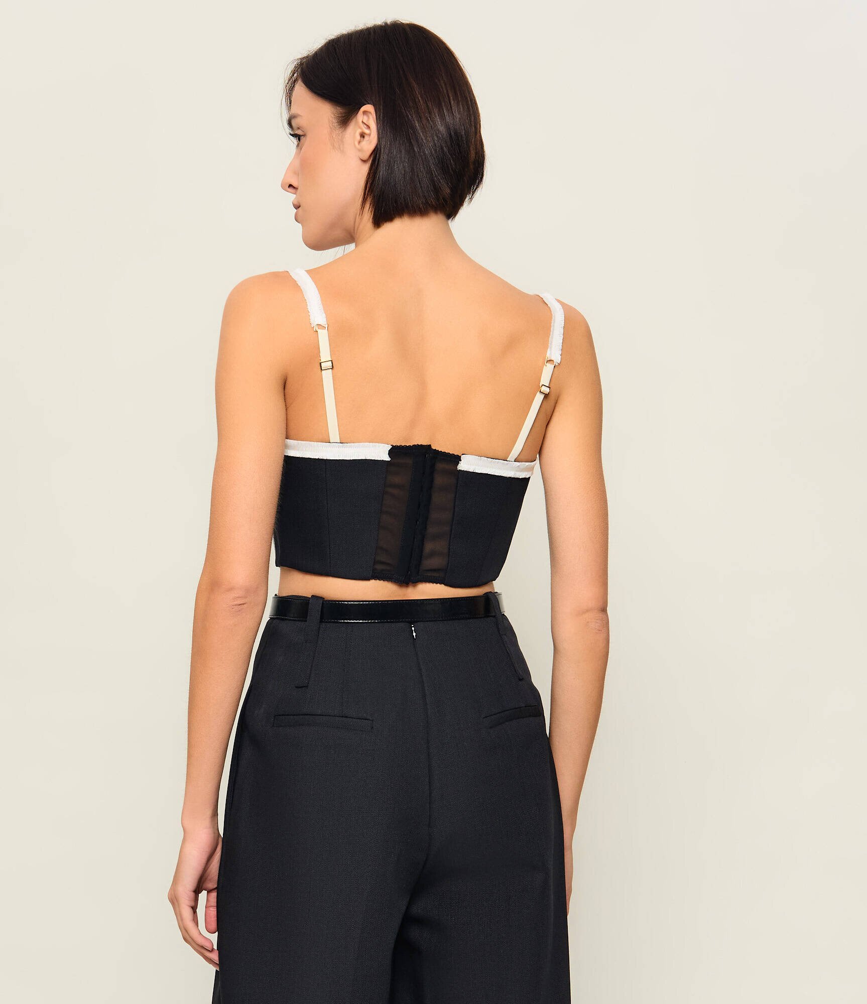 Elisabetta Franchi De lână top | Cropped Fit