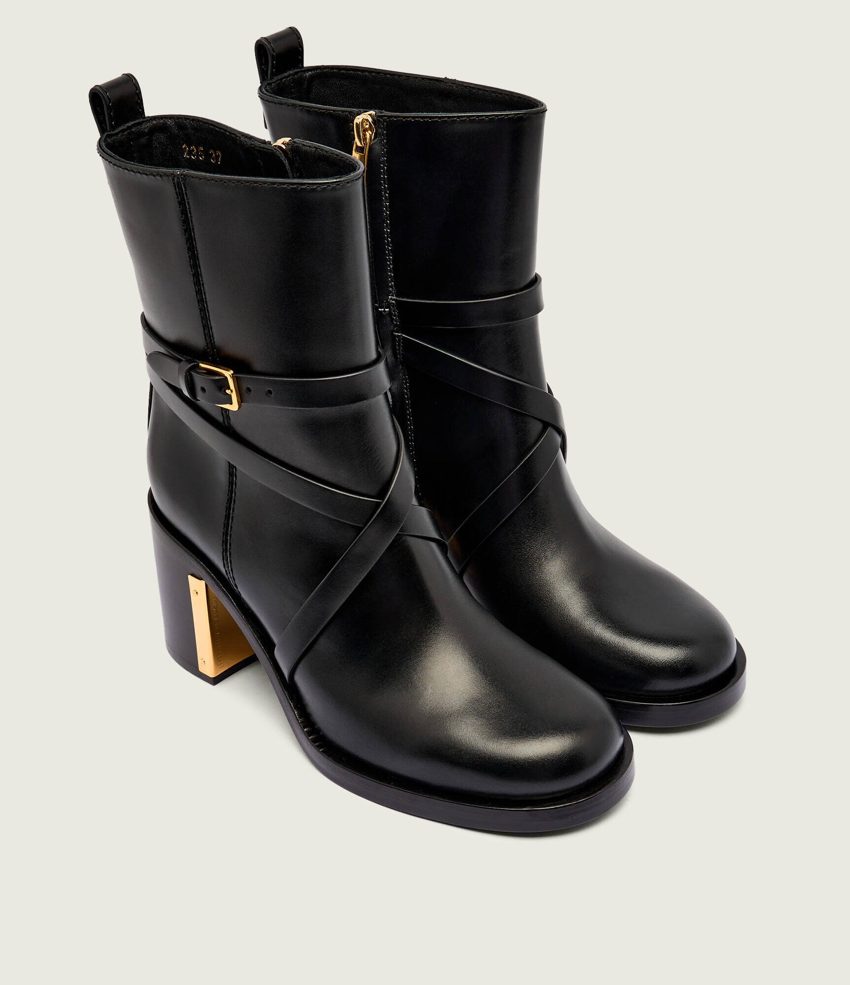 Elisabetta Franchi De piele botine cu toc