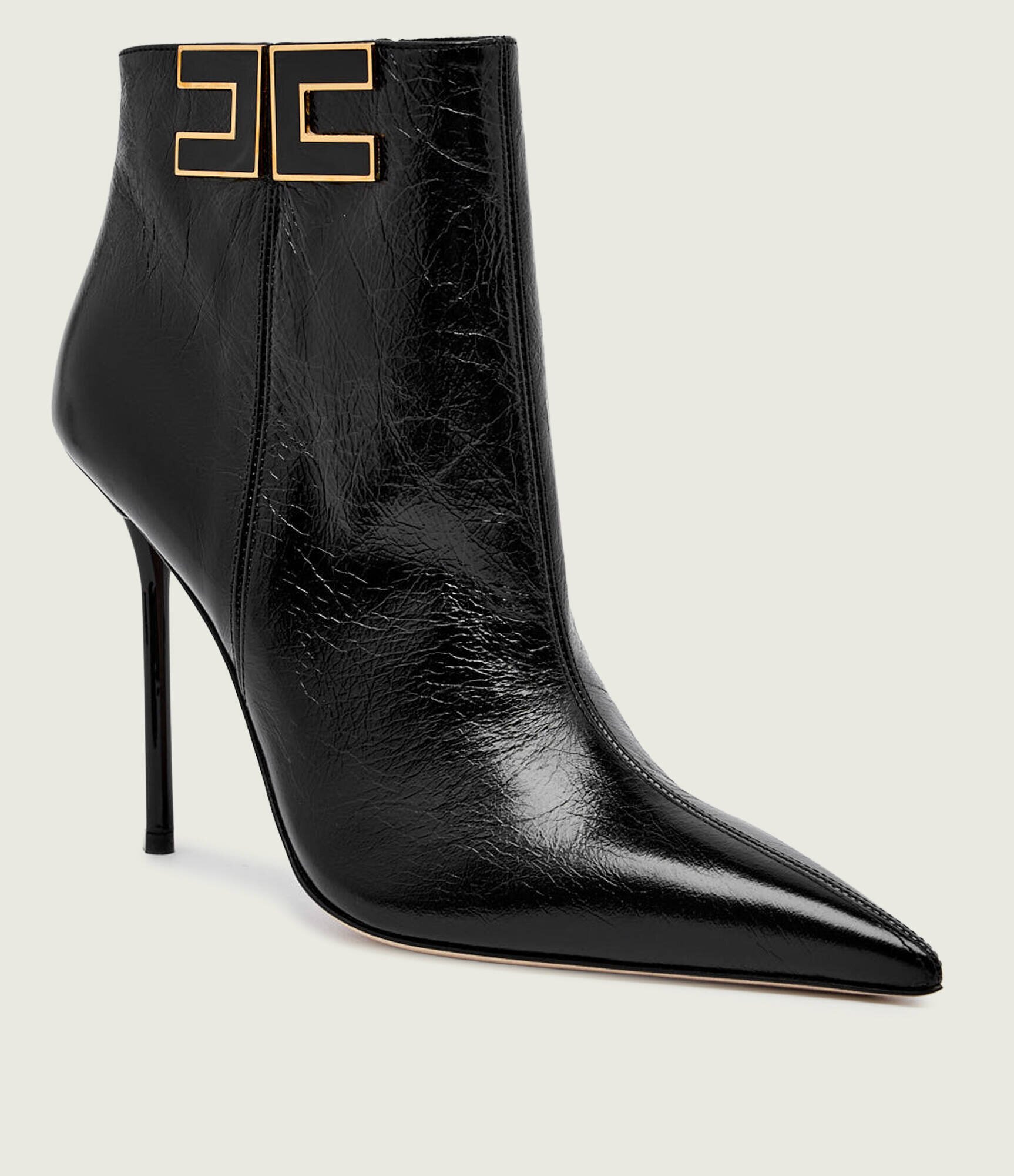 Elisabetta Franchi De piele botine cu toc subțire