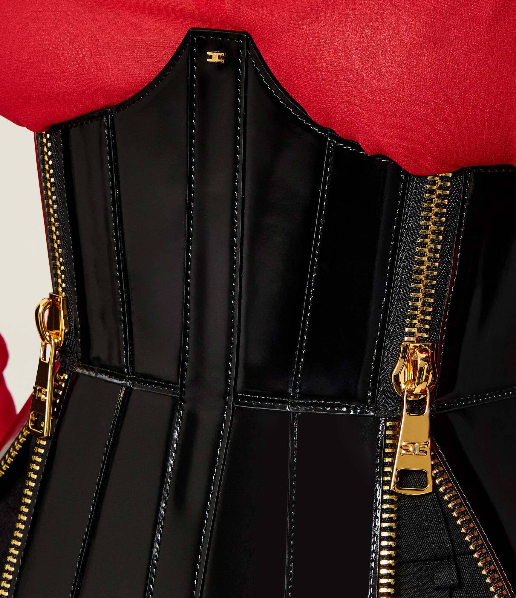Elisabetta Franchi De piele corset | Slim Fit