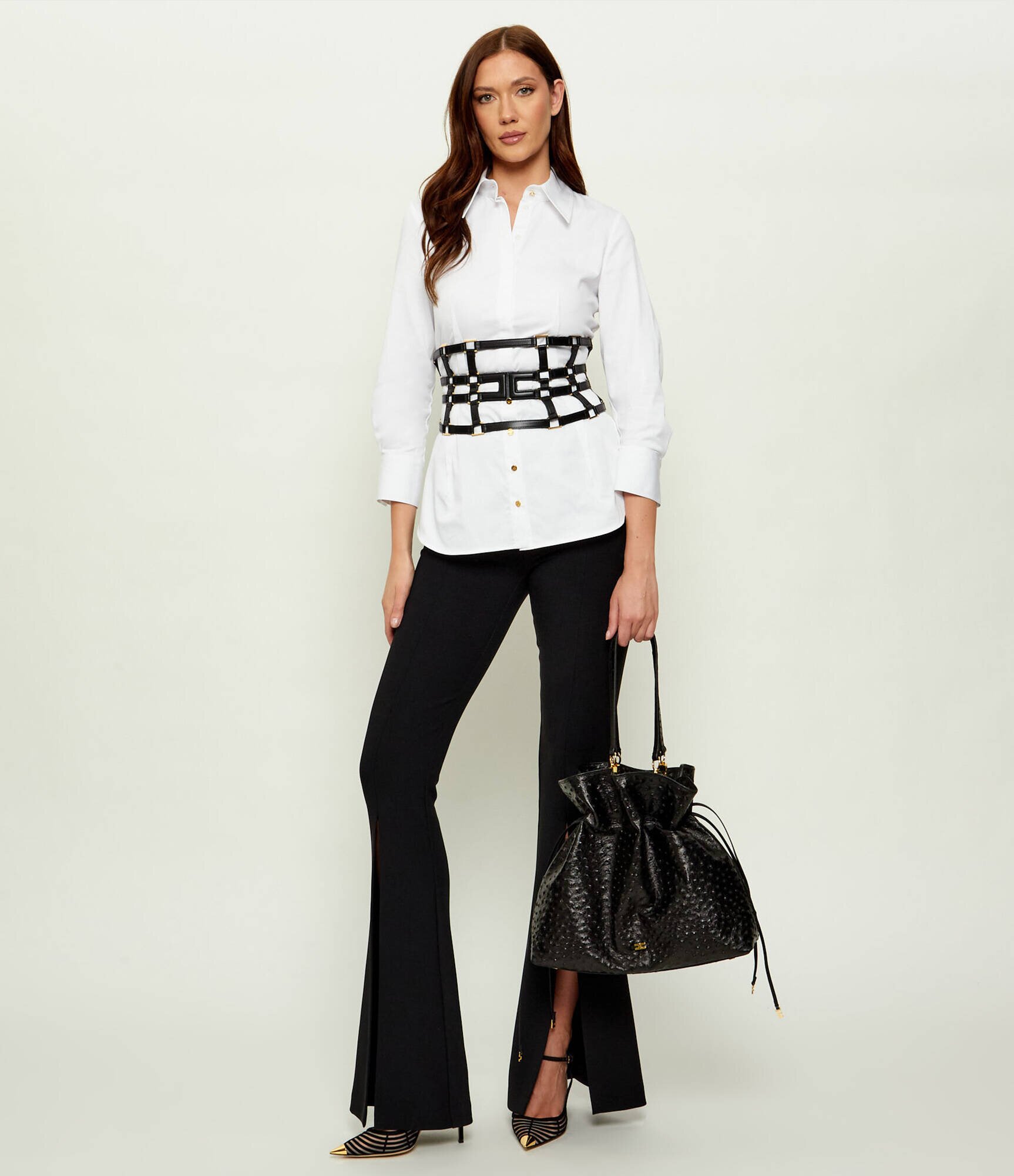 Elisabetta Franchi De piele geantă tip sac