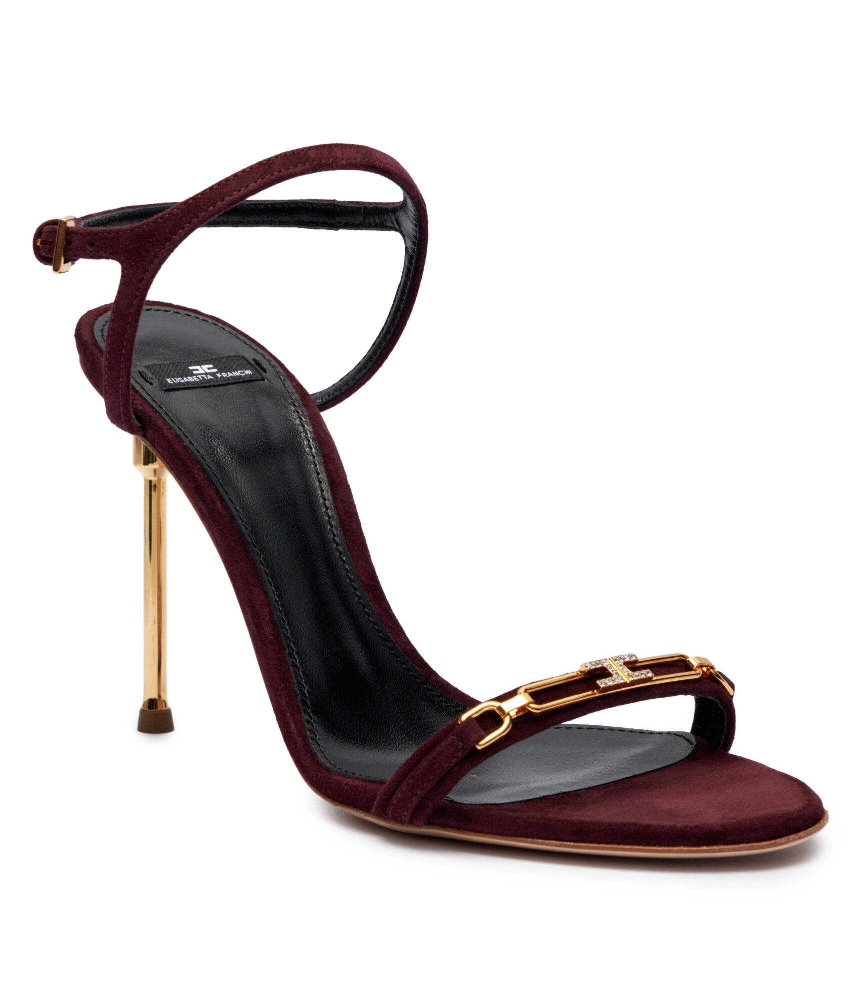 Elisabetta Franchi De piele sandale cu toc subțire