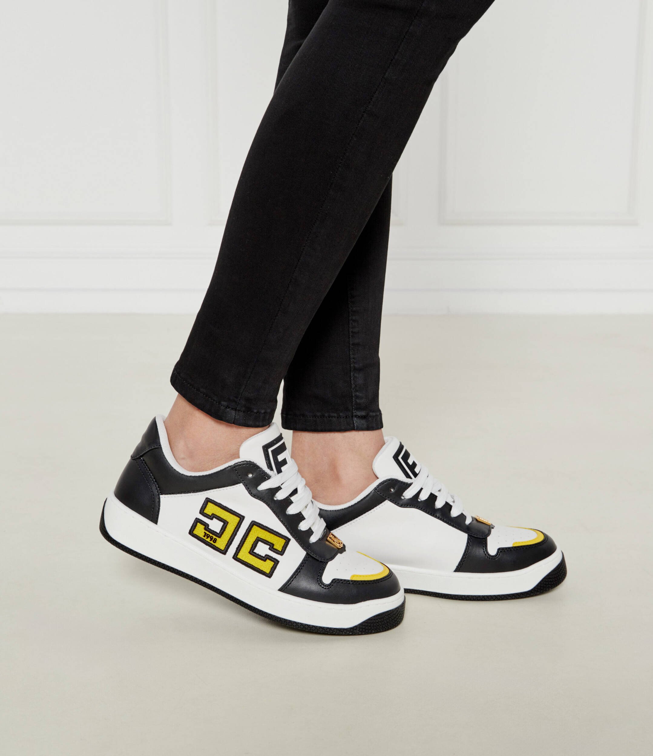 Elisabetta Franchi De piele sneakers