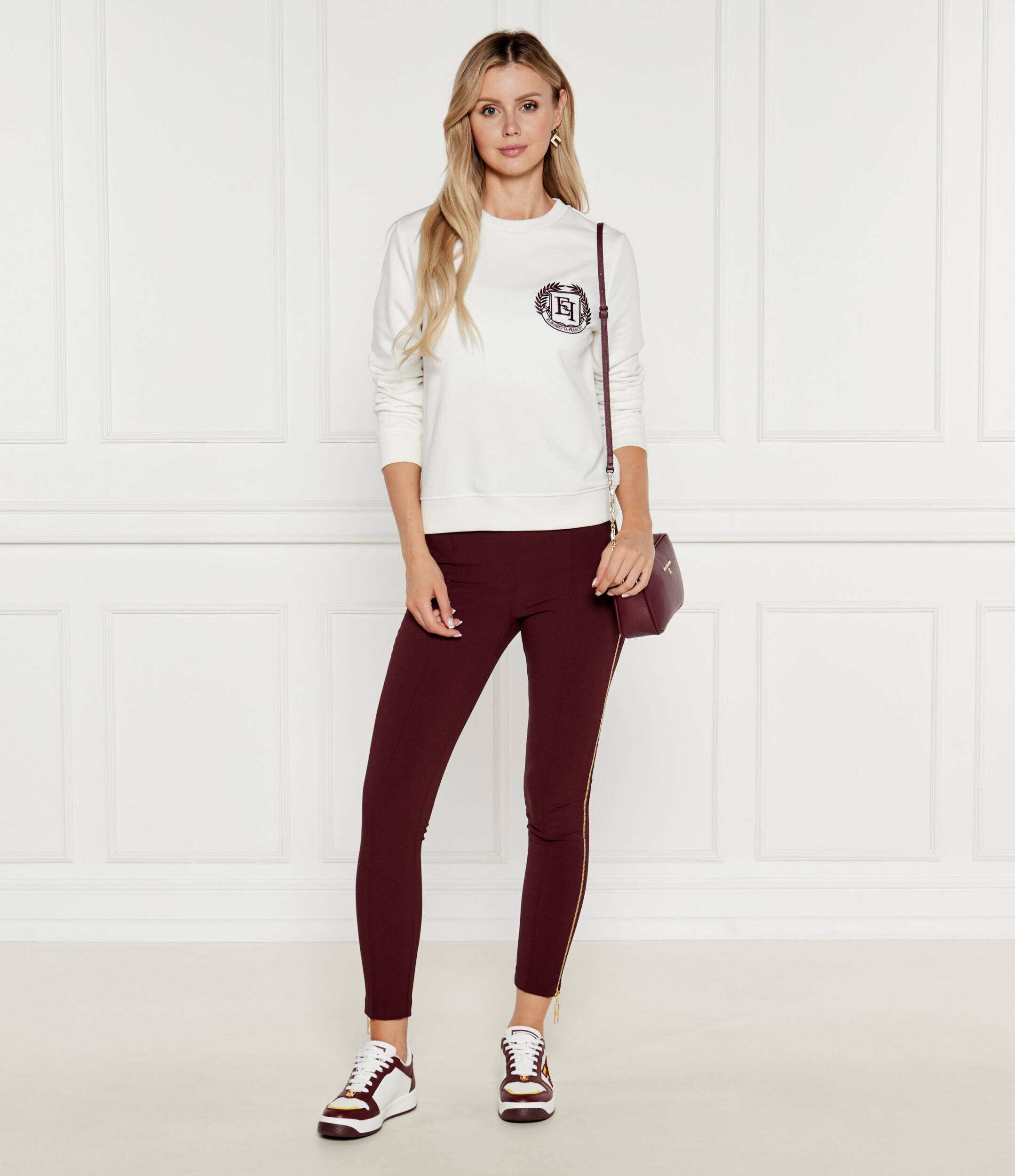 Elisabetta Franchi De piele sneakers