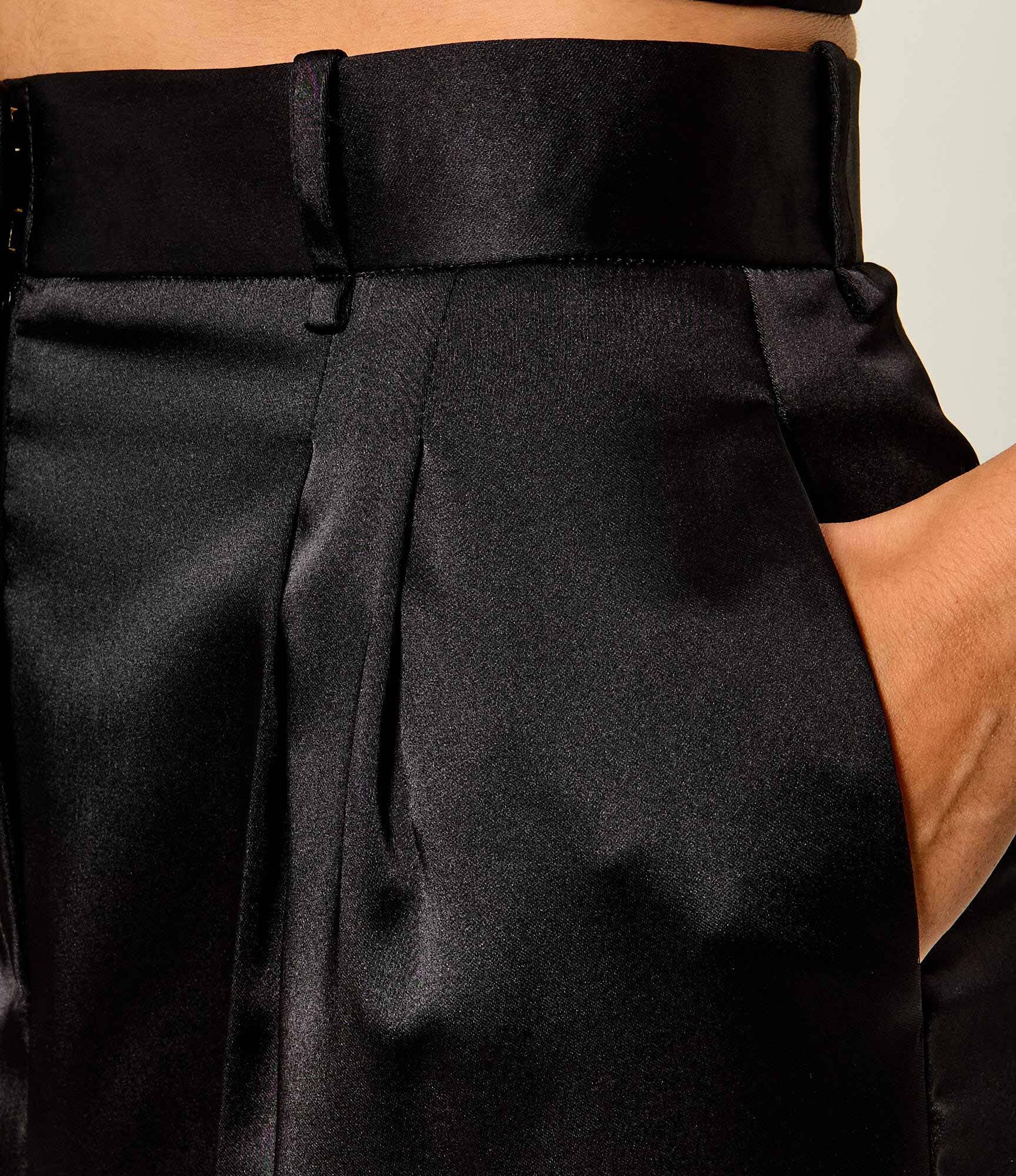 Elisabetta Franchi De satin pantaloni | Relaxed fit