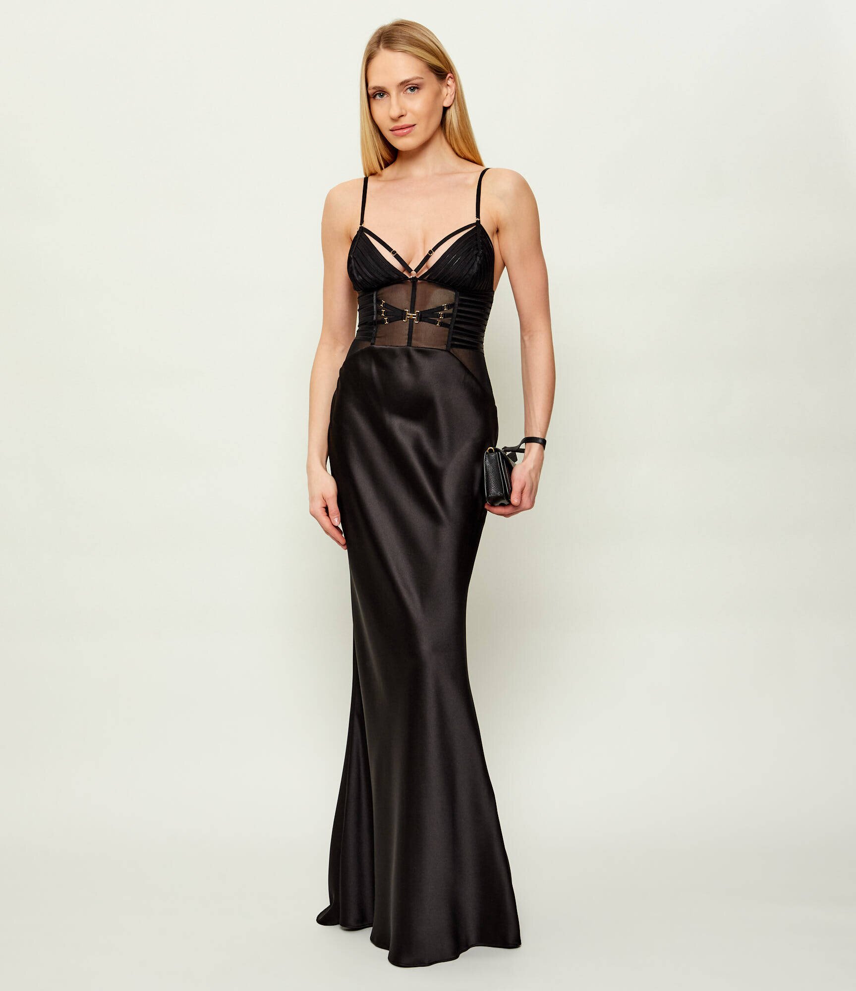 Elisabetta Franchi De satin rochie