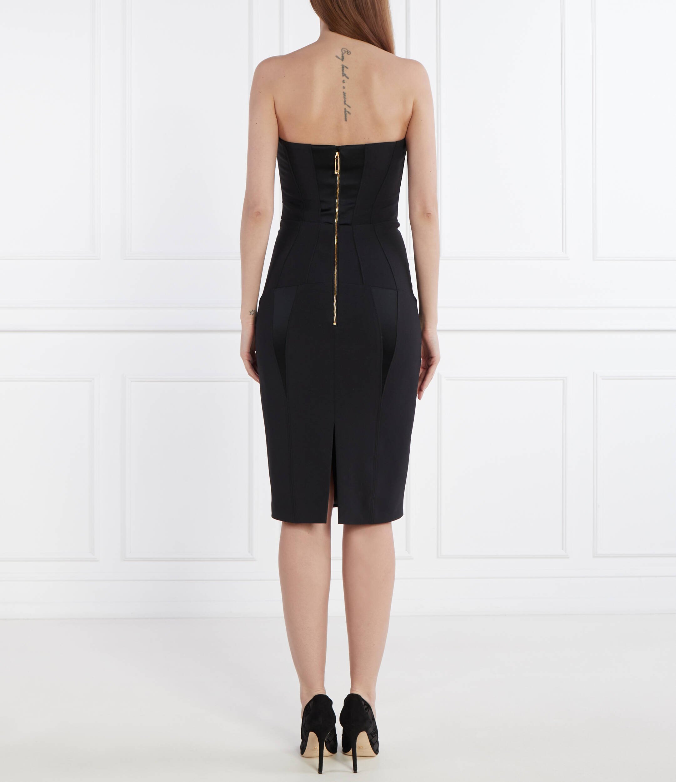 Elisabetta Franchi De satin rochie