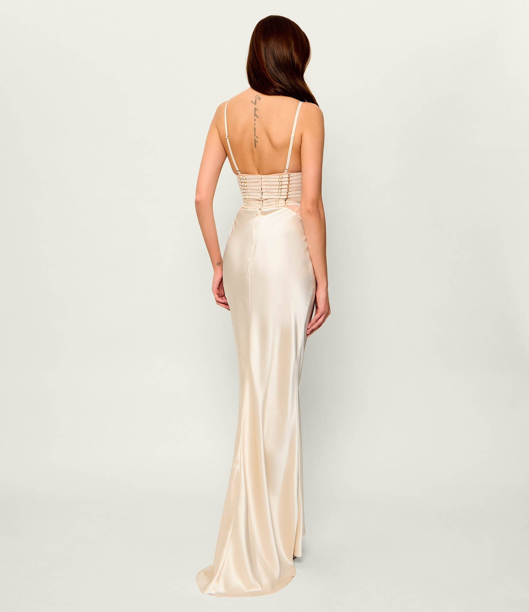 Elisabetta Franchi De satin rochie
