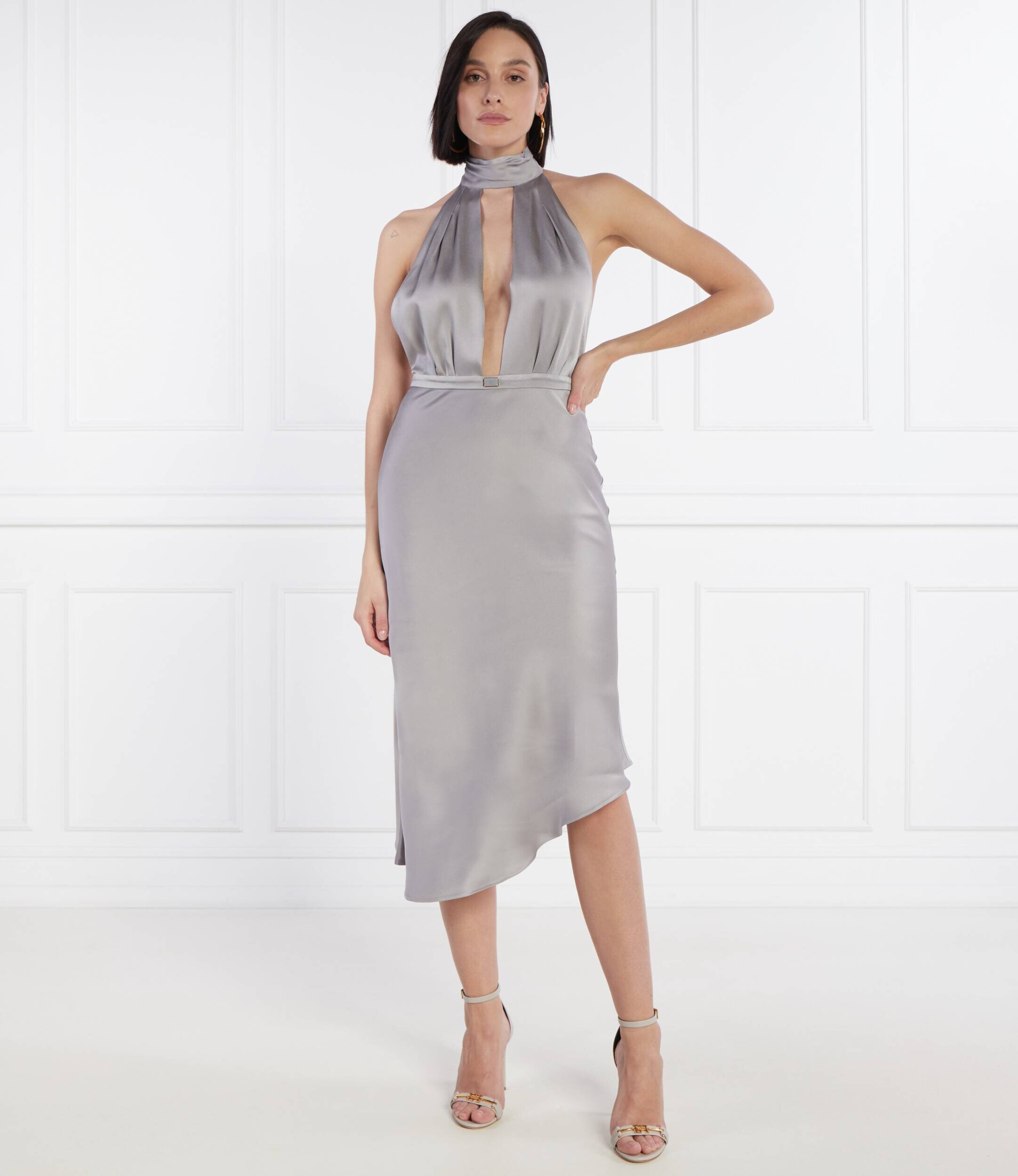 Elisabetta Franchi De satin rochie