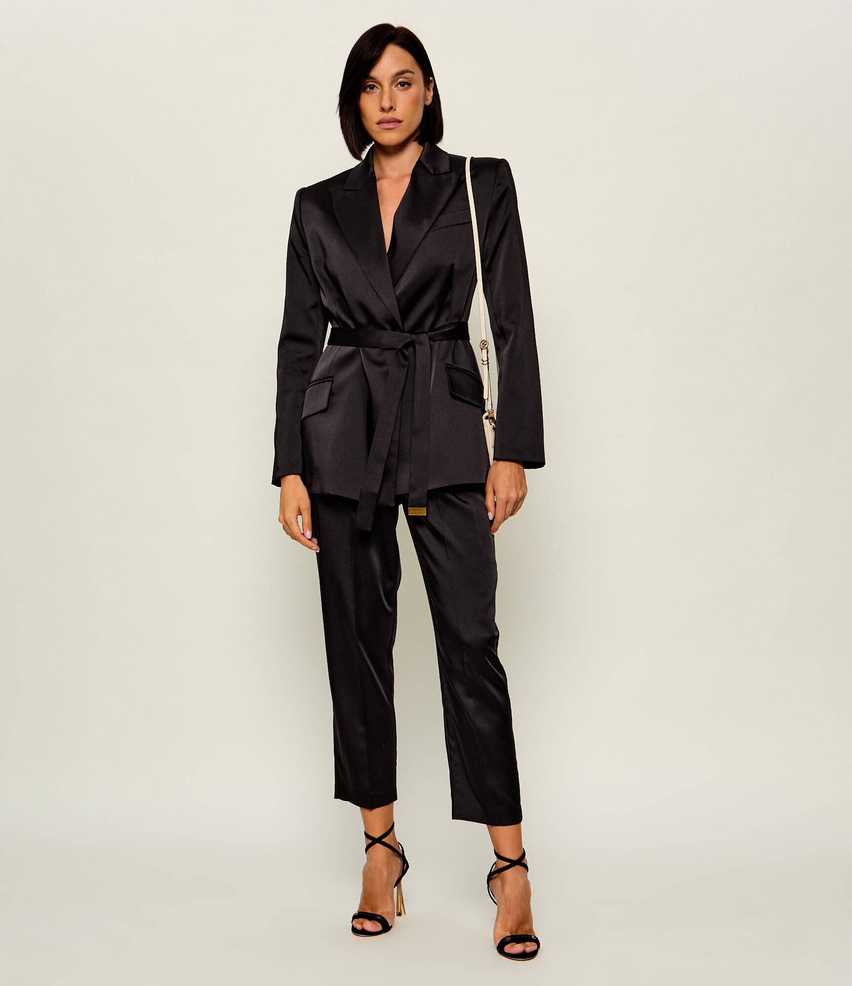 Elisabetta Franchi De satin sacou | regular fit