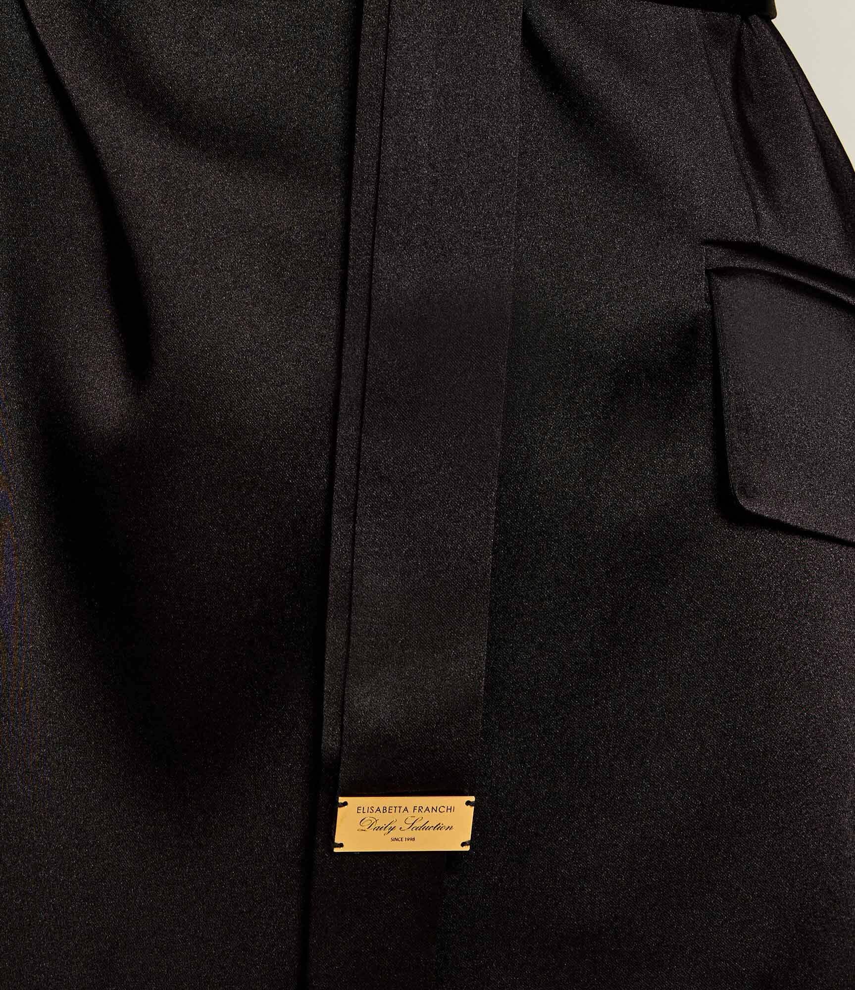 Elisabetta Franchi De satin sacou | regular fit