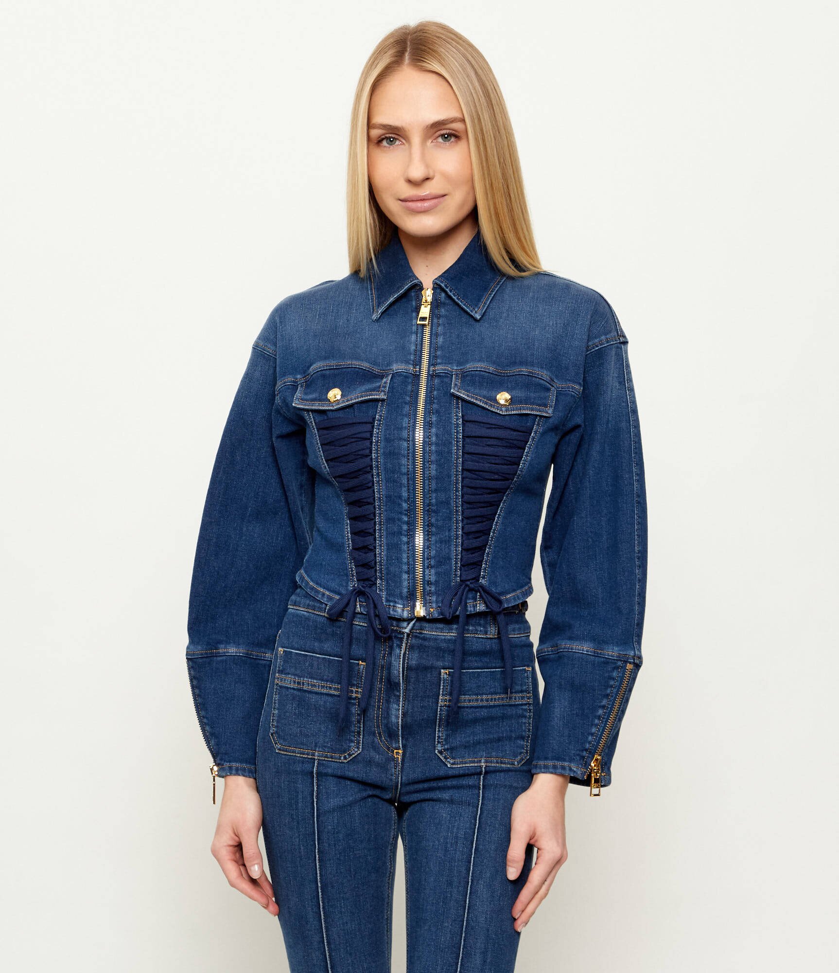 Elisabetta Franchi Geacă de blug | Slim Fit