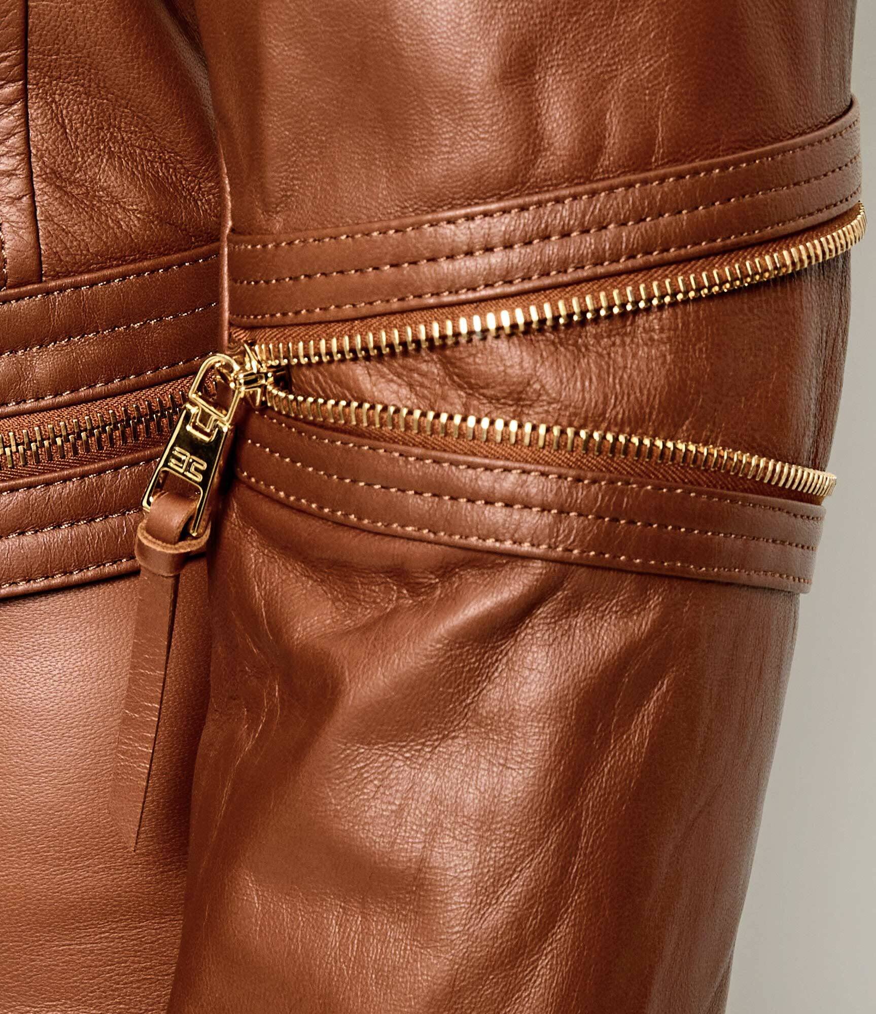 Elisabetta Franchi Geacă de piele | Slim Fit