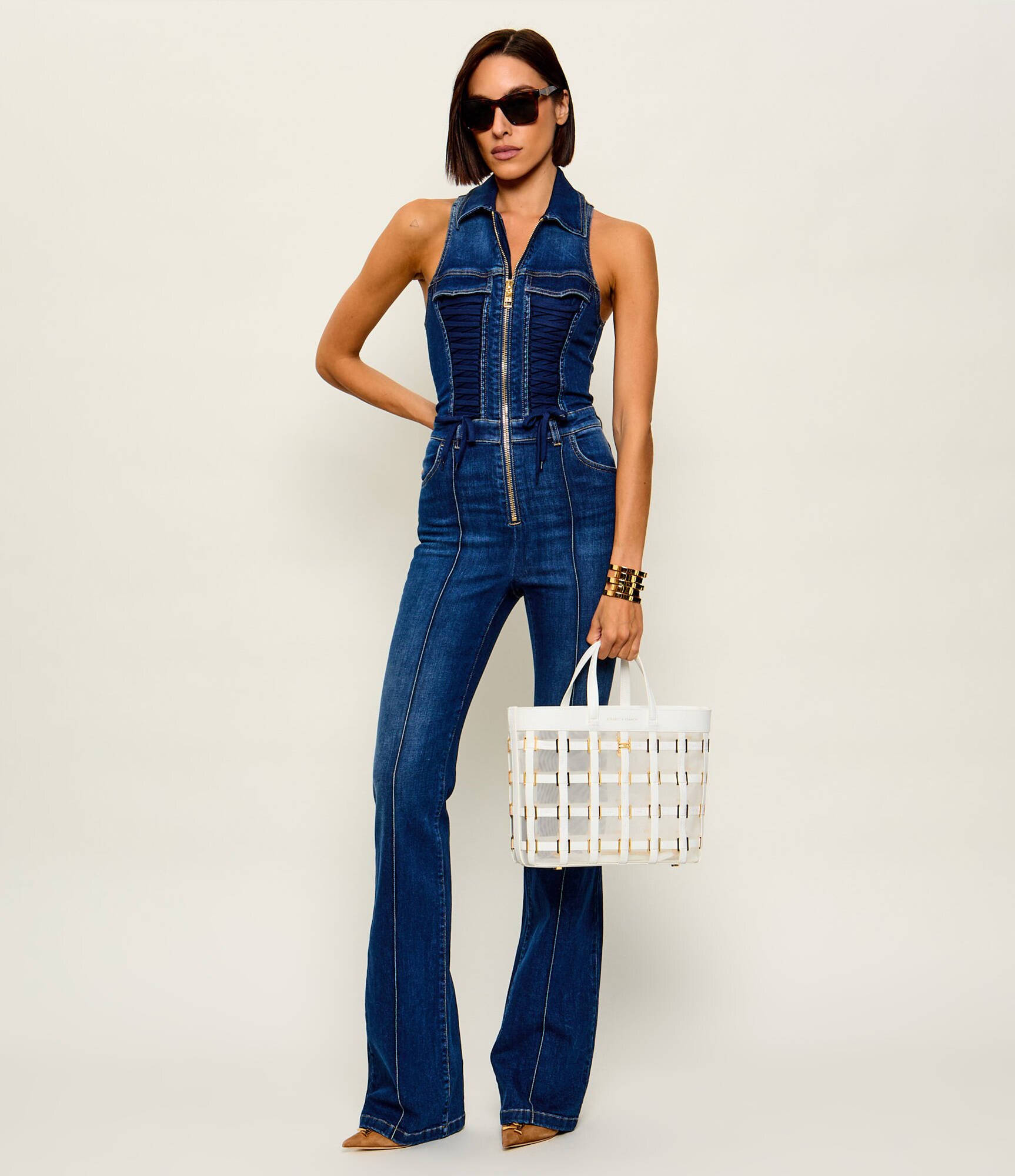 Elisabetta Franchi Geantă shopper + borsetă