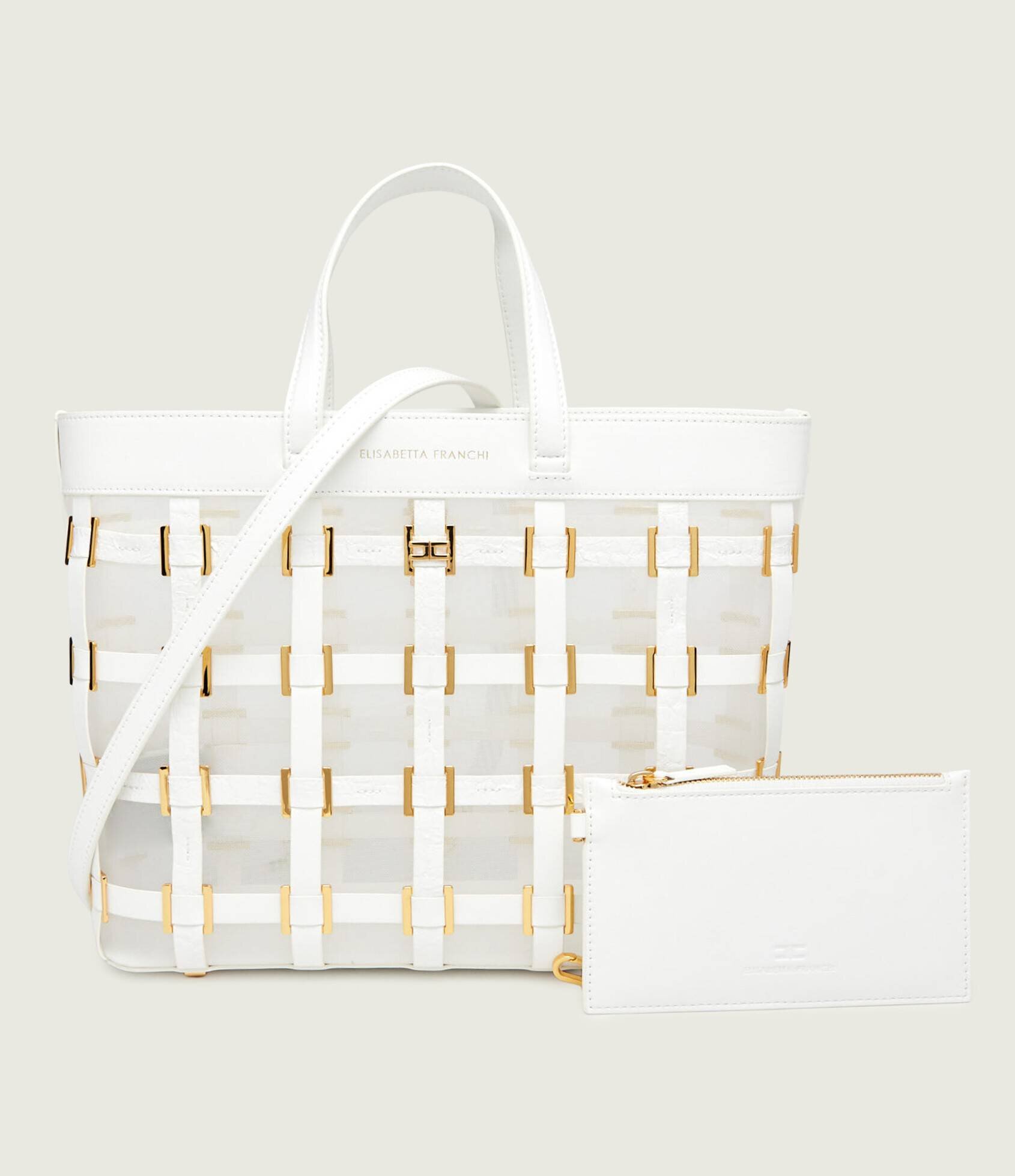 Elisabetta Franchi Geantă shopper + borsetă