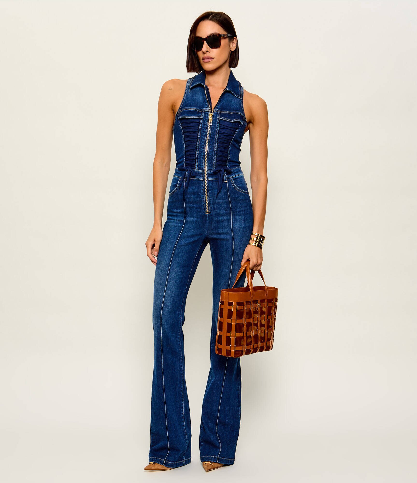 Elisabetta Franchi Geantă shopper + borsetă